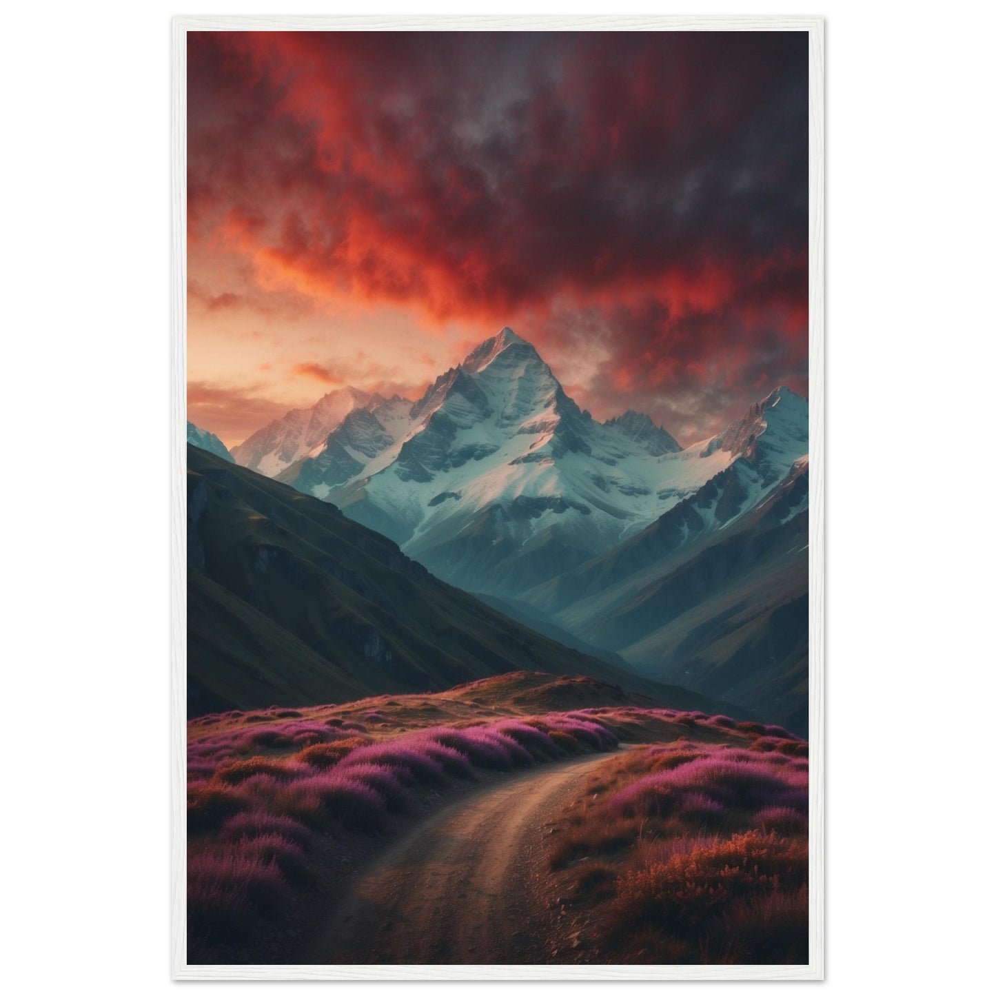 Premium Matte Paper Wooden Framed Poster
