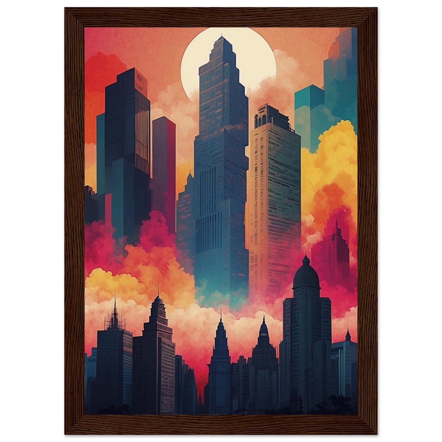 Premium Matte Paper Wooden Framed Poster