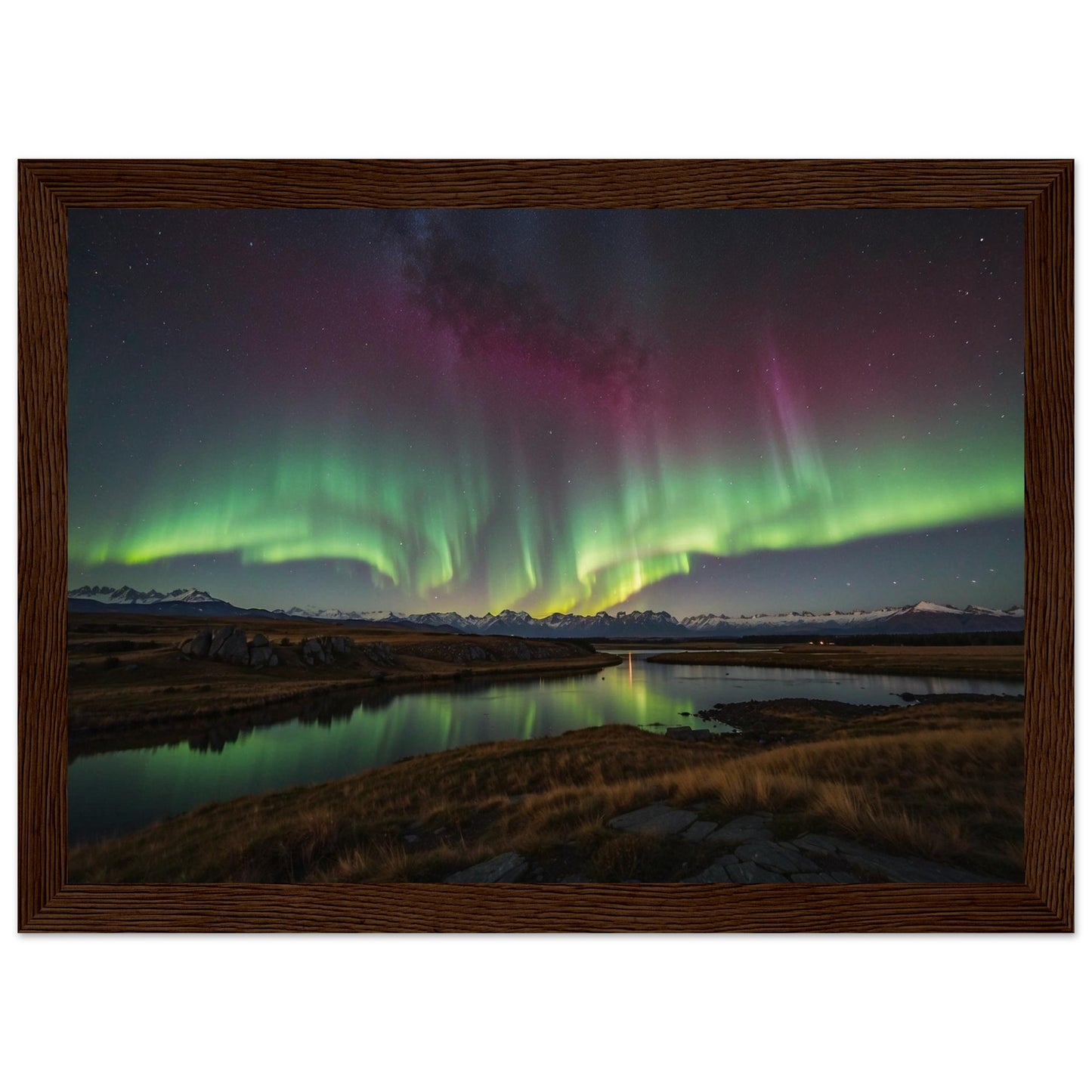 Premium Matte Paper Wooden Framed Poster