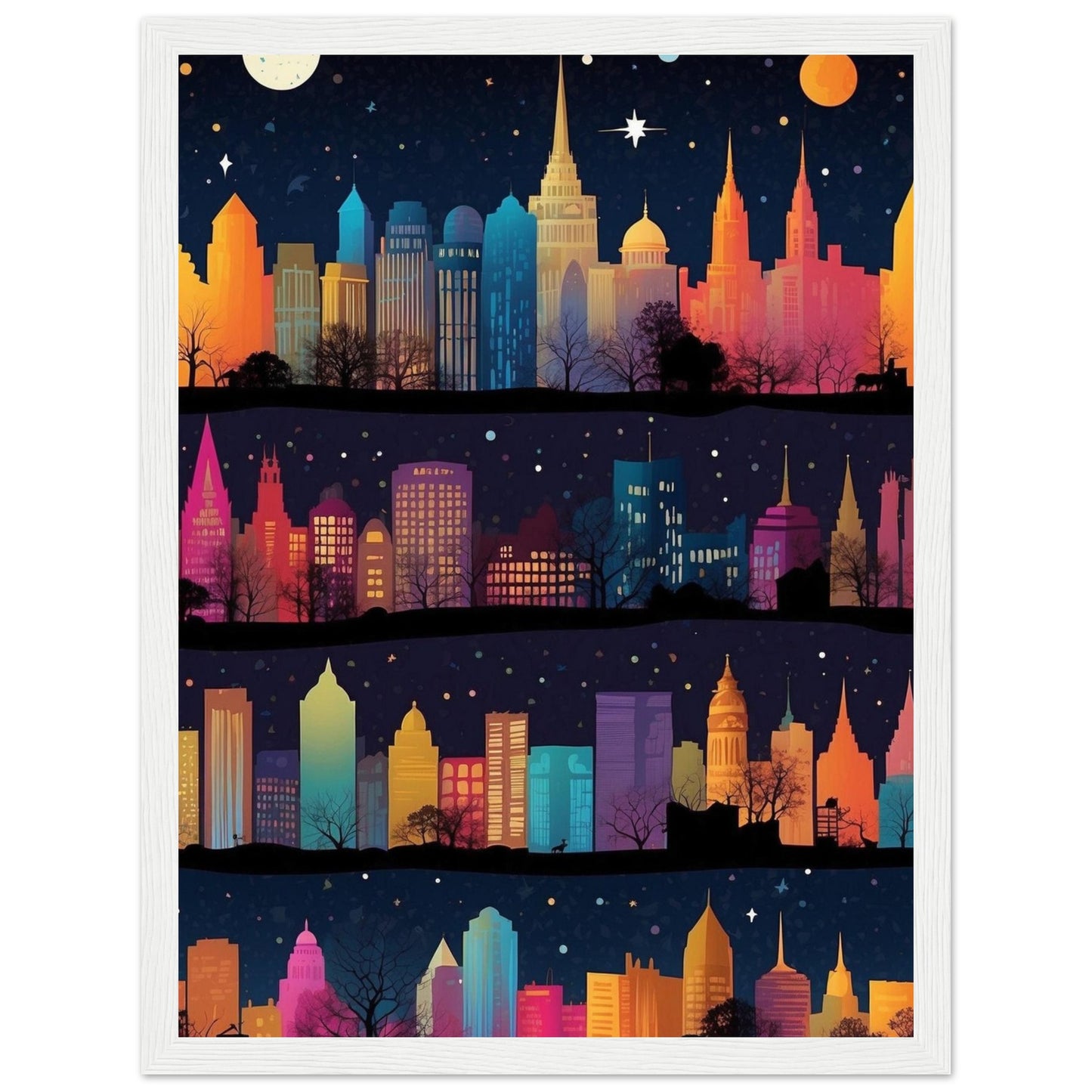 Premium Matte Paper Wooden Framed Poster