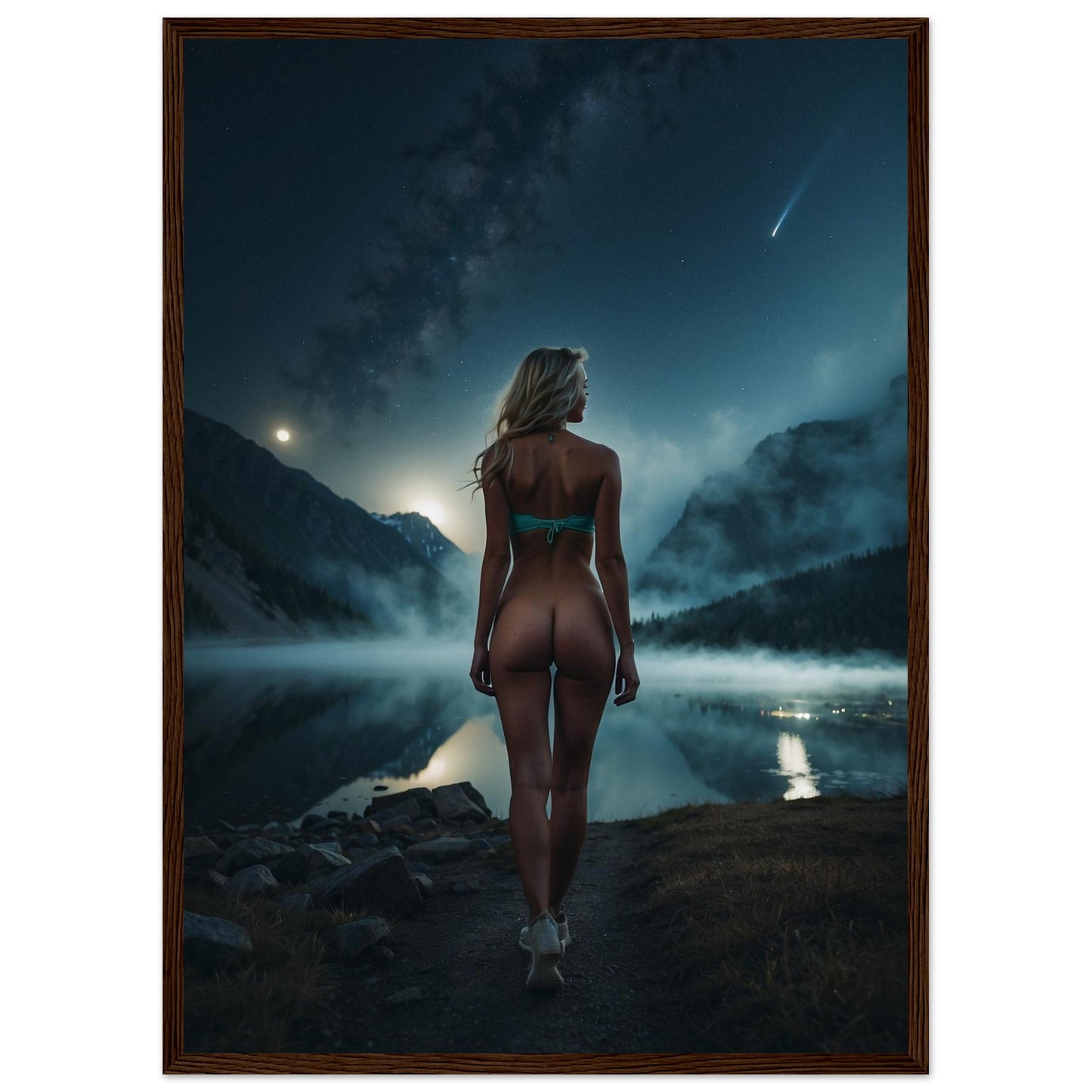 Premium Matte Paper Wooden Framed Poster