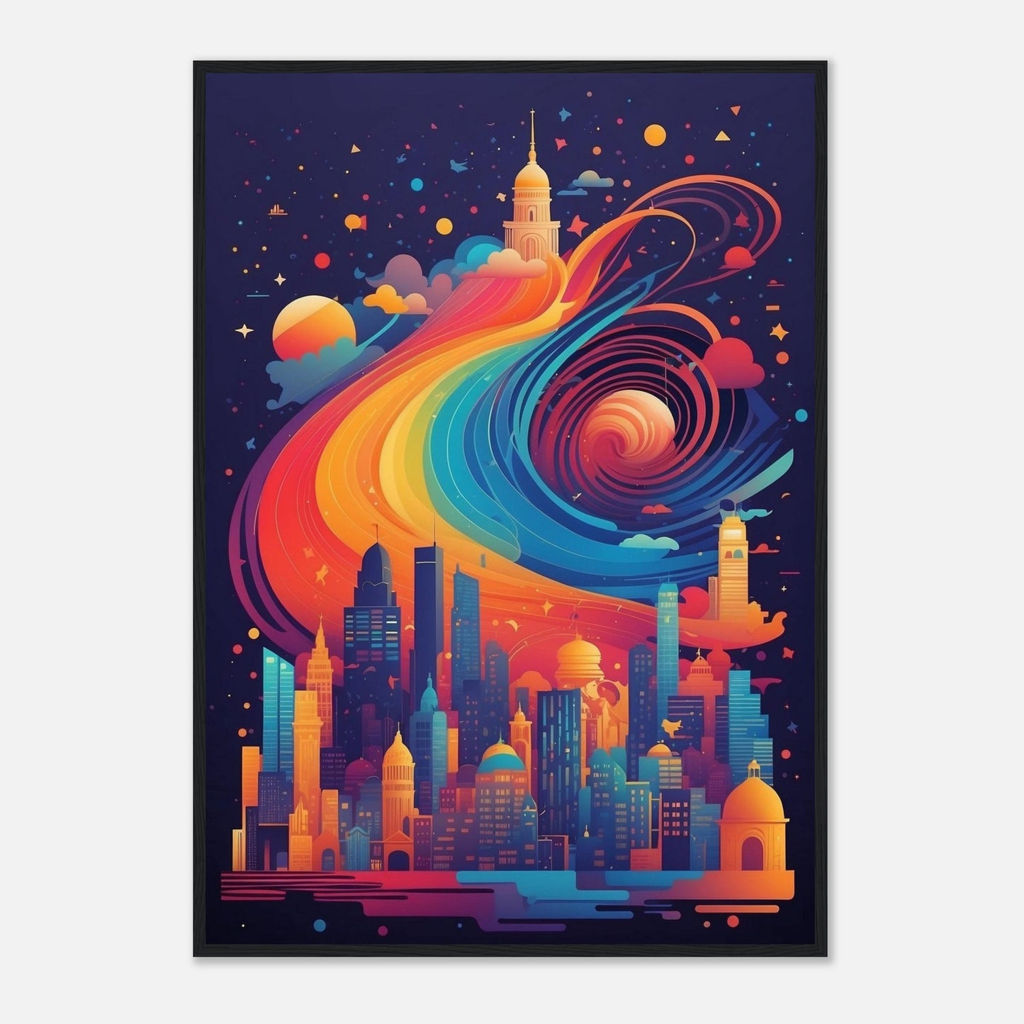 Premium Matte Paper Wooden Framed Poster