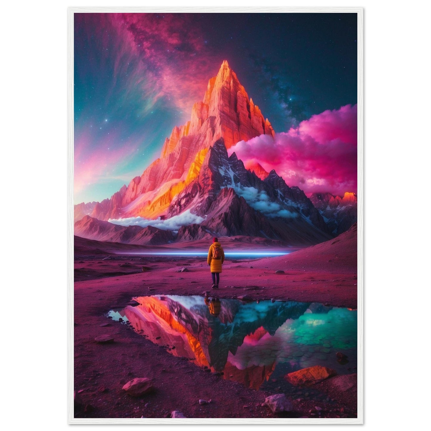 Premium Matte Paper Wooden Framed Poster