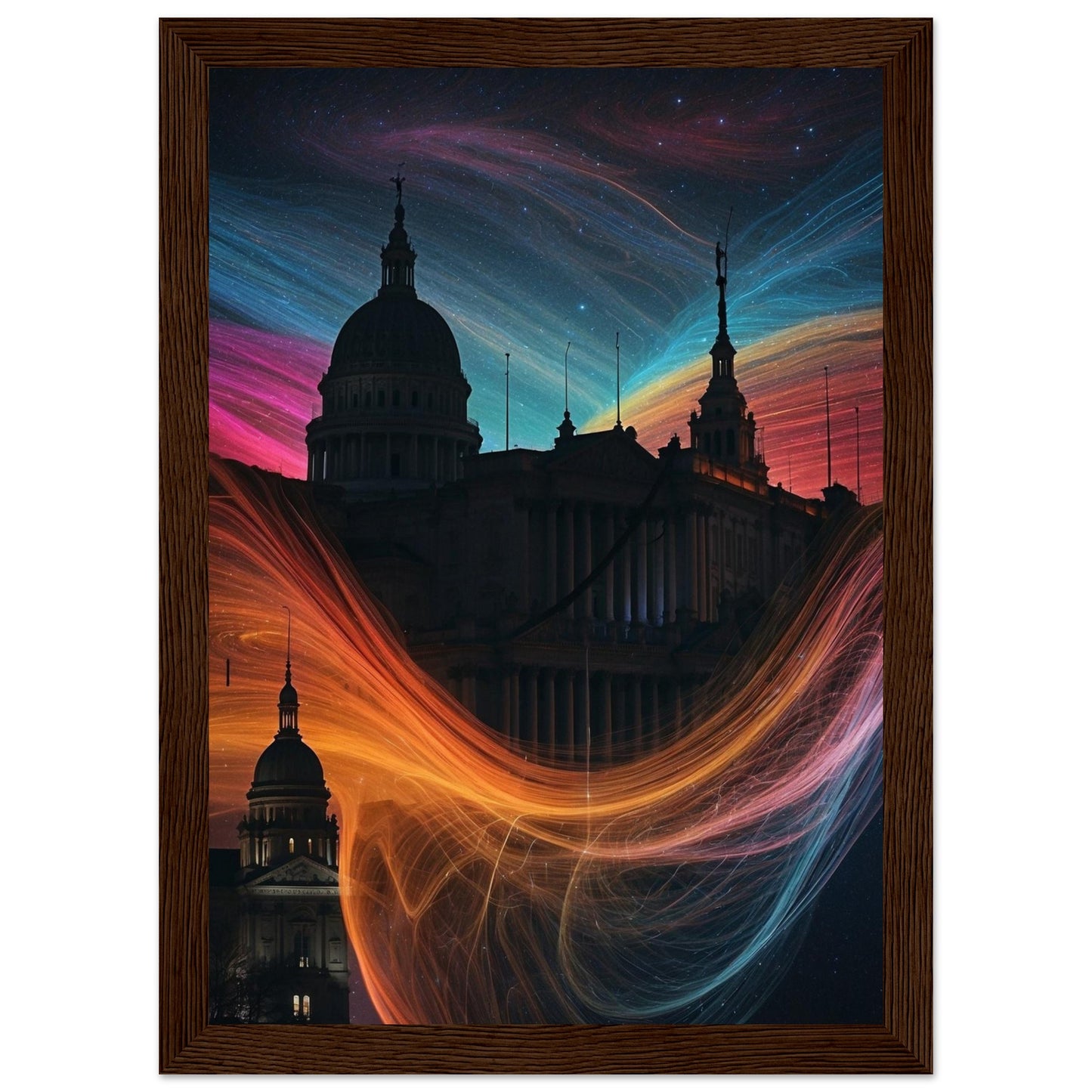 Premium Matte Paper Wooden Framed Poster