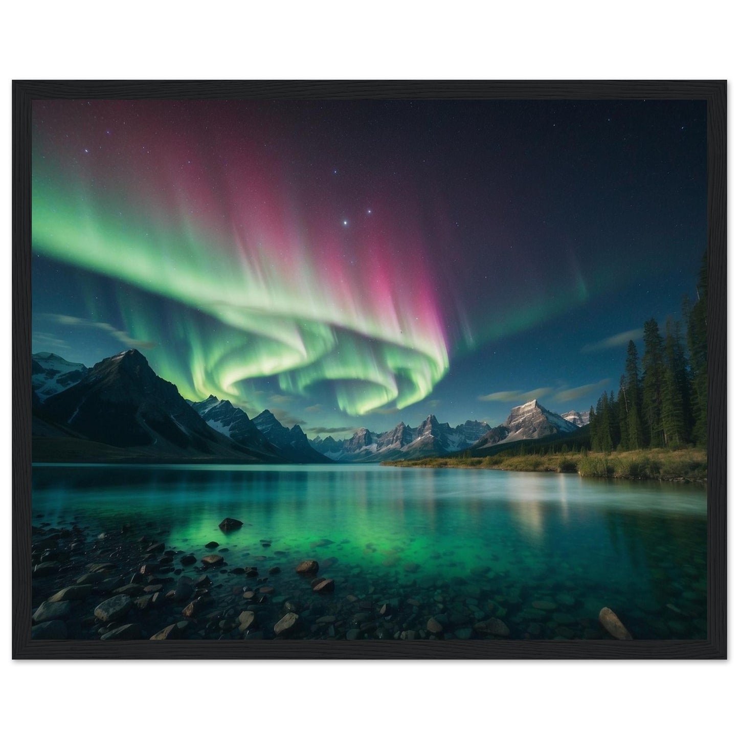 Premium Matte Paper Wooden Framed Poster