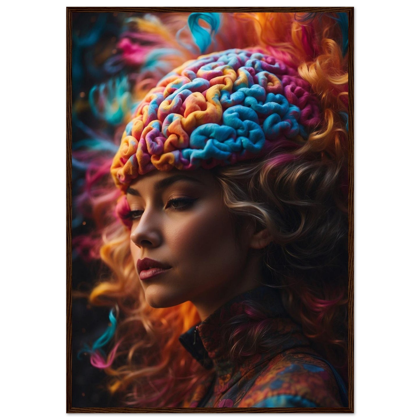 Premium Matte Paper Wooden Framed Poster