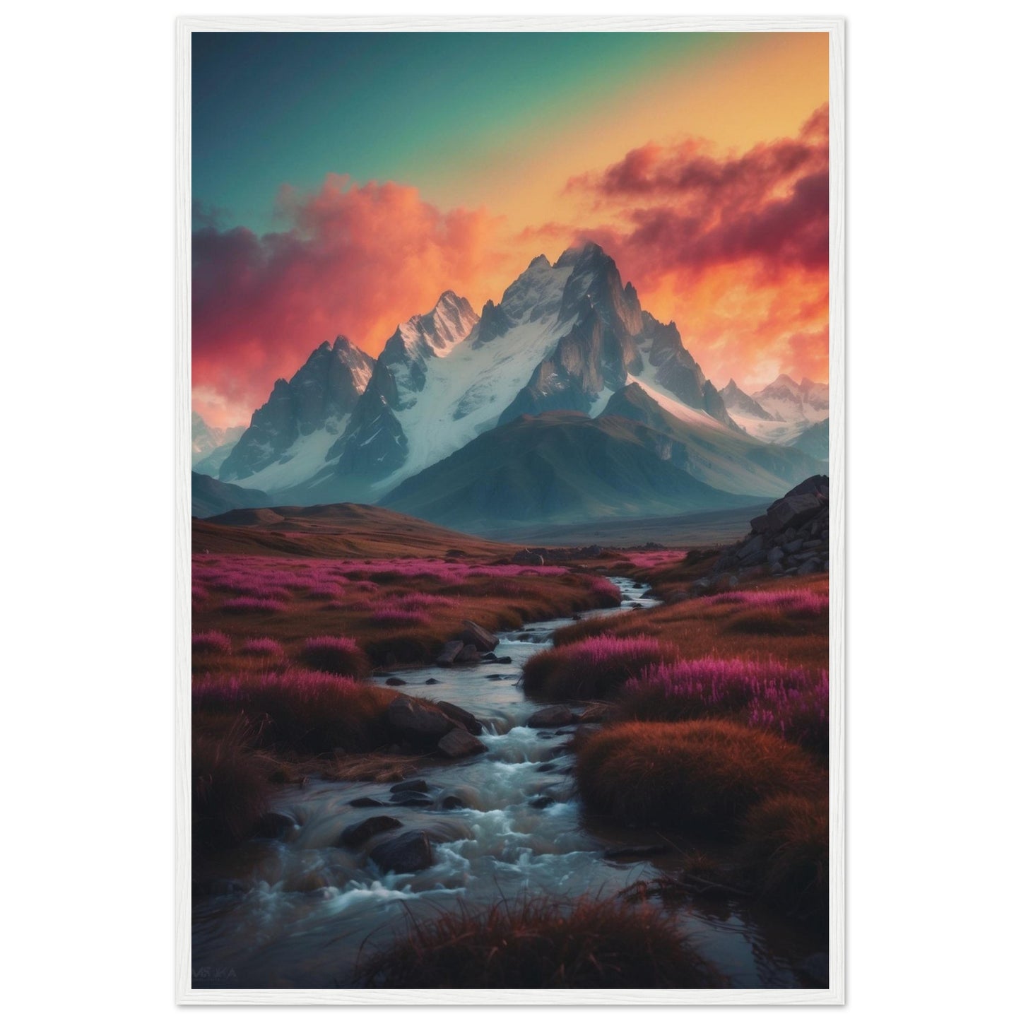Premium Matte Paper Wooden Framed Poster