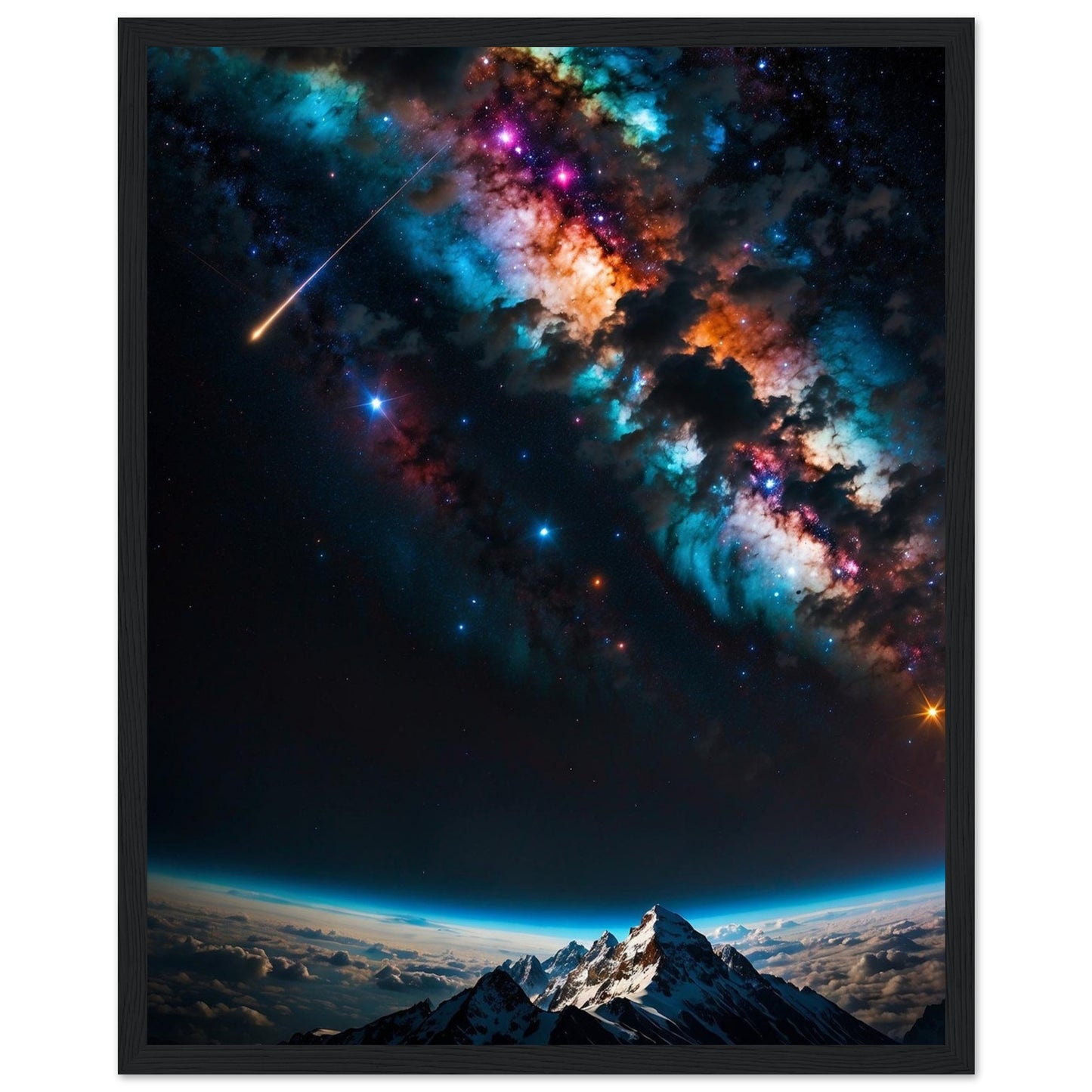 Premium Matte Paper Wooden Framed Poster
