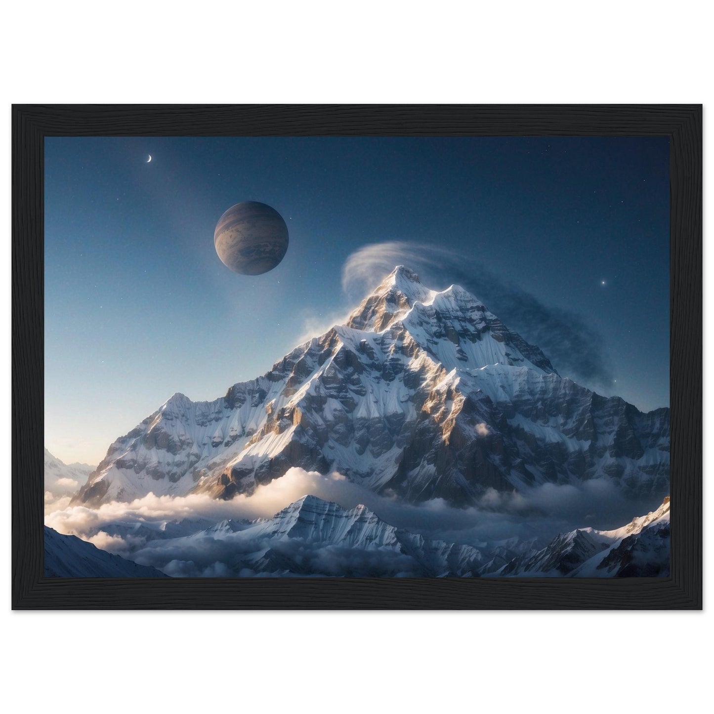 Premium Matte Paper Wooden Framed Poster