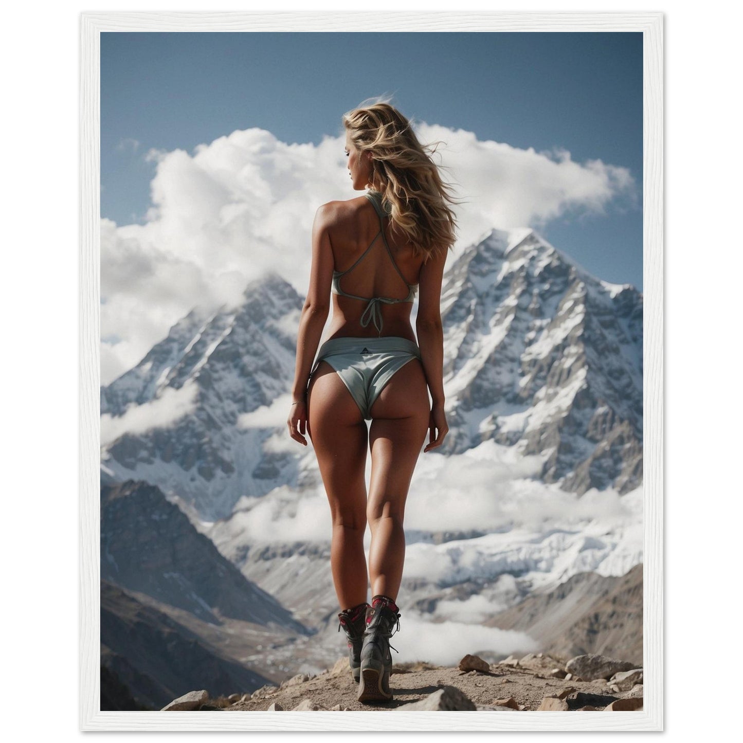 Premium Matte Paper Wooden Framed Poster