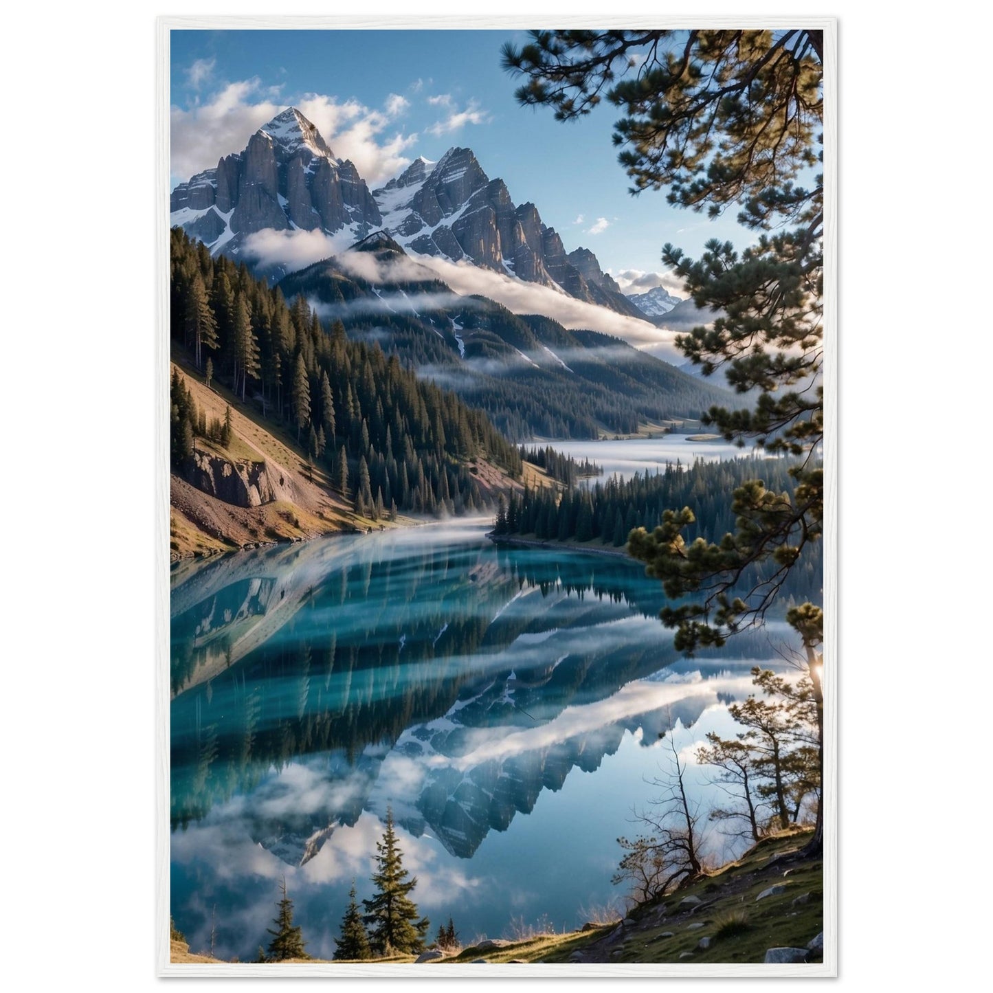 Premium Matte Paper Wooden Framed Poster