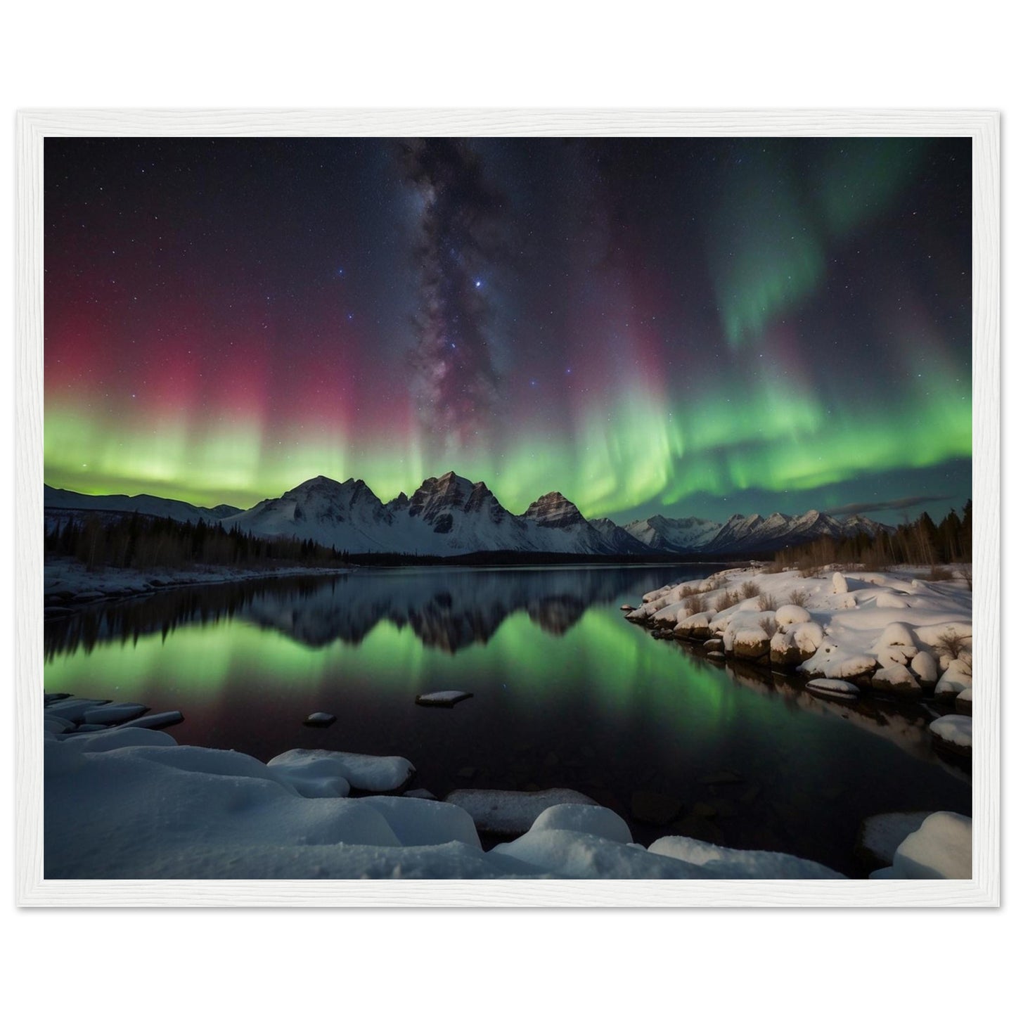 Premium Matte Paper Wooden Framed Poster