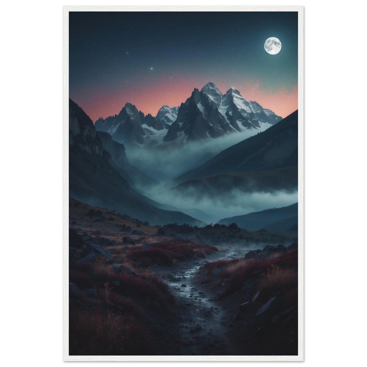 Premium Matte Paper Wooden Framed Poster