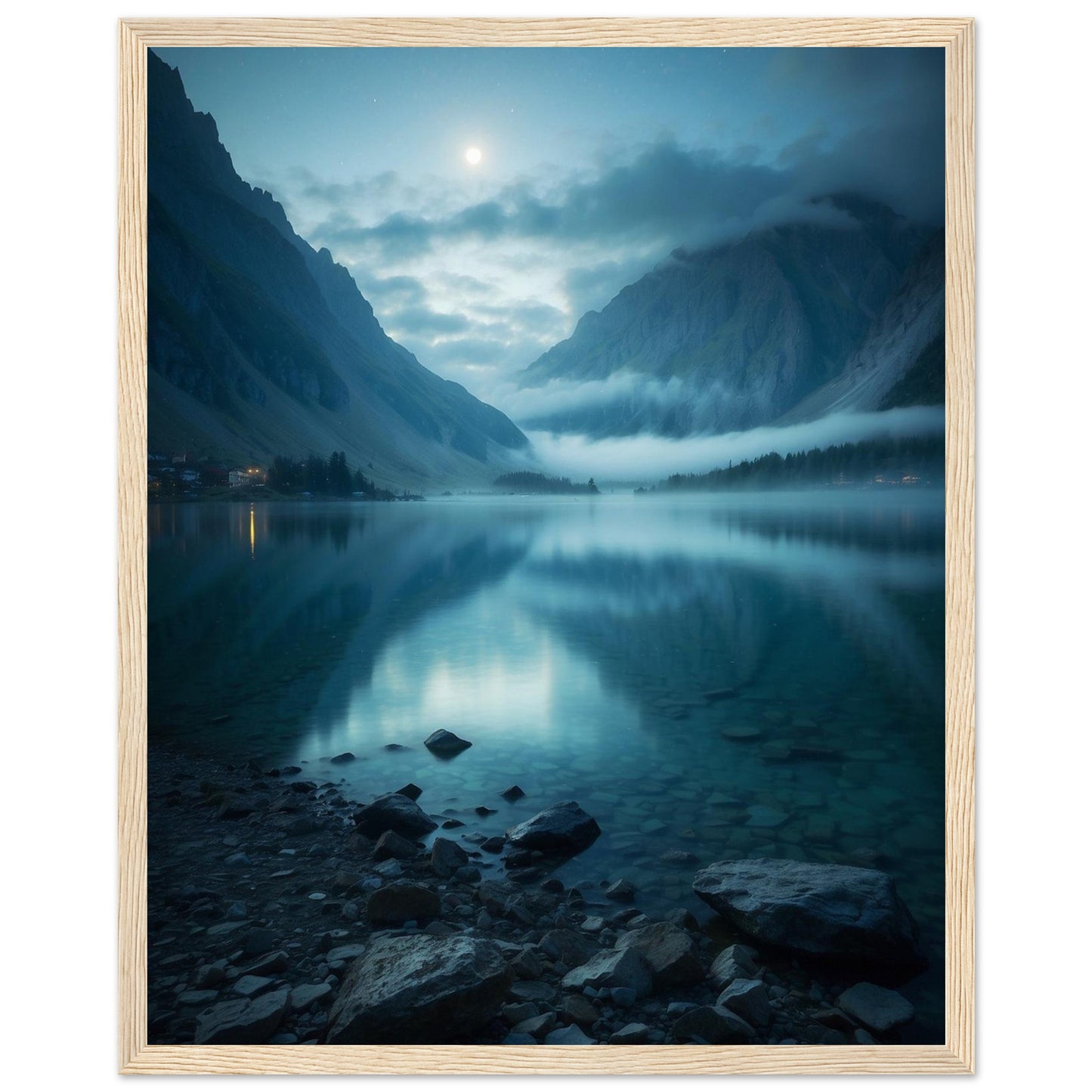 Premium Matte Paper Wooden Framed Poster
