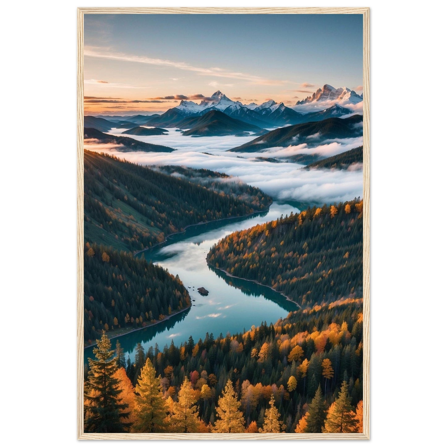 Premium Matte Paper Wooden Framed Poster