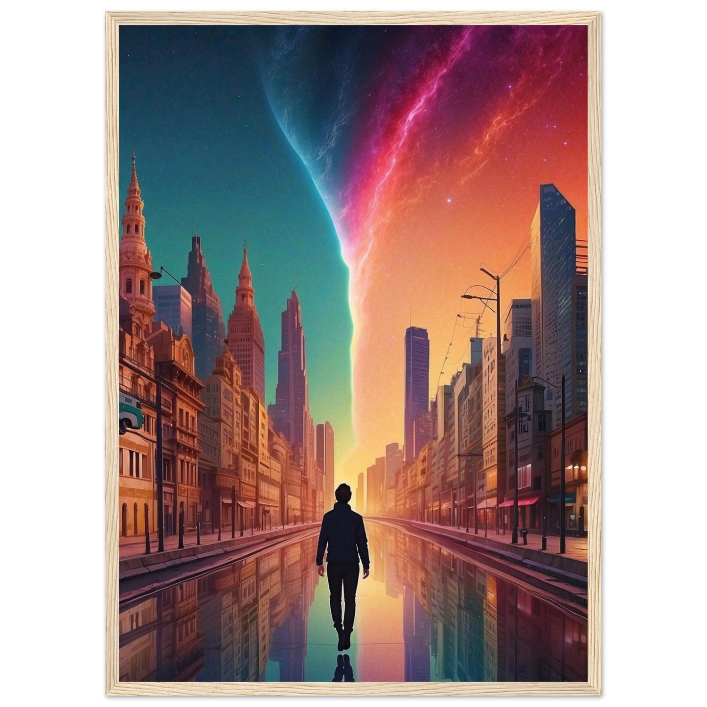 Premium Matte Paper Wooden Framed Poster