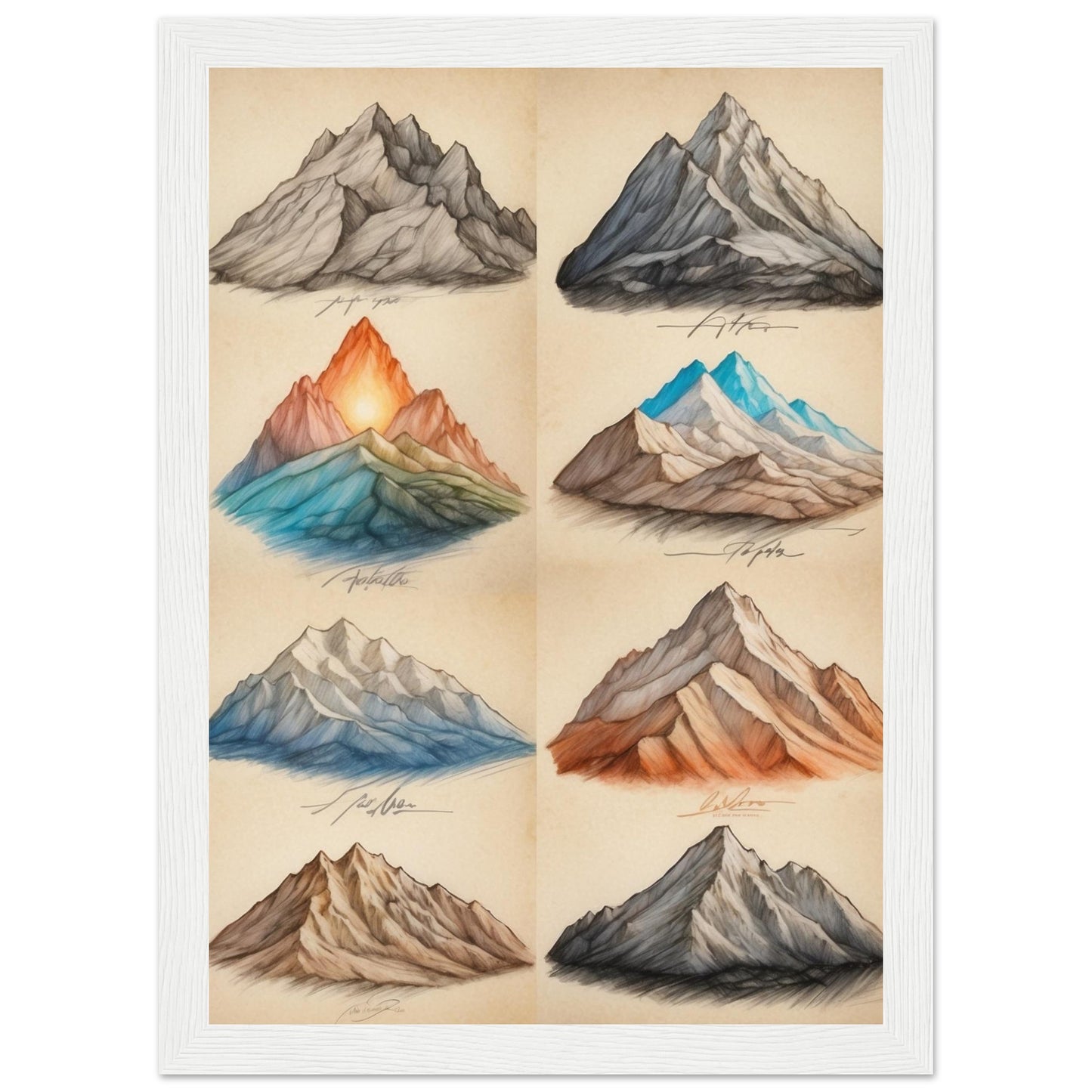 Premium Matte Paper Wooden Framed Poster