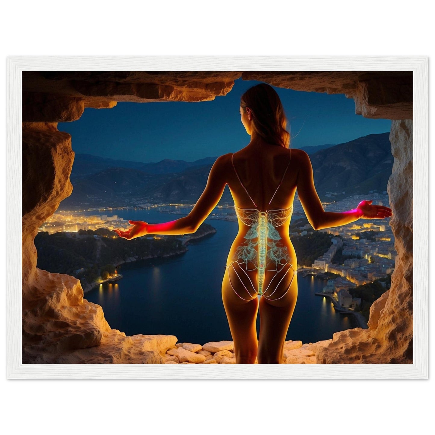 Premium Matte Paper Wooden Framed Poster