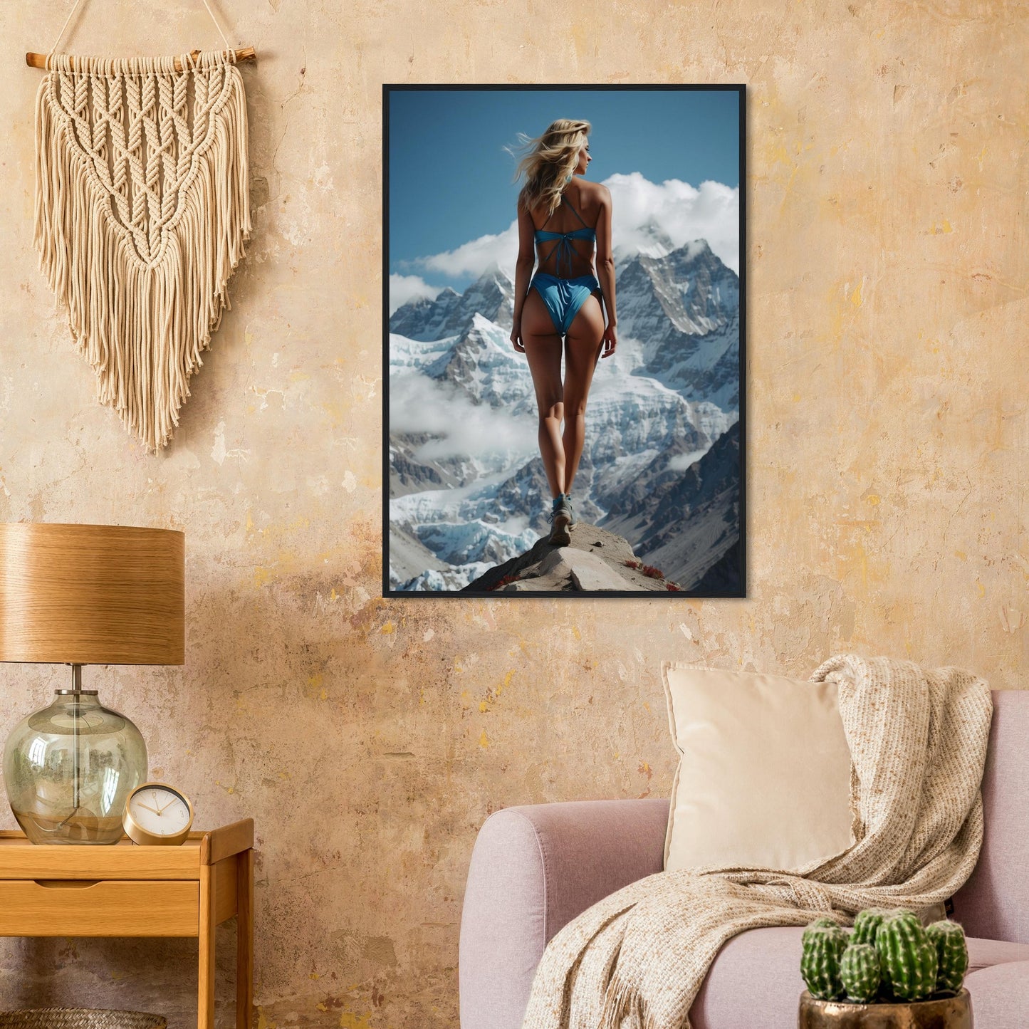 Premium Matte Paper Wooden Framed Poster