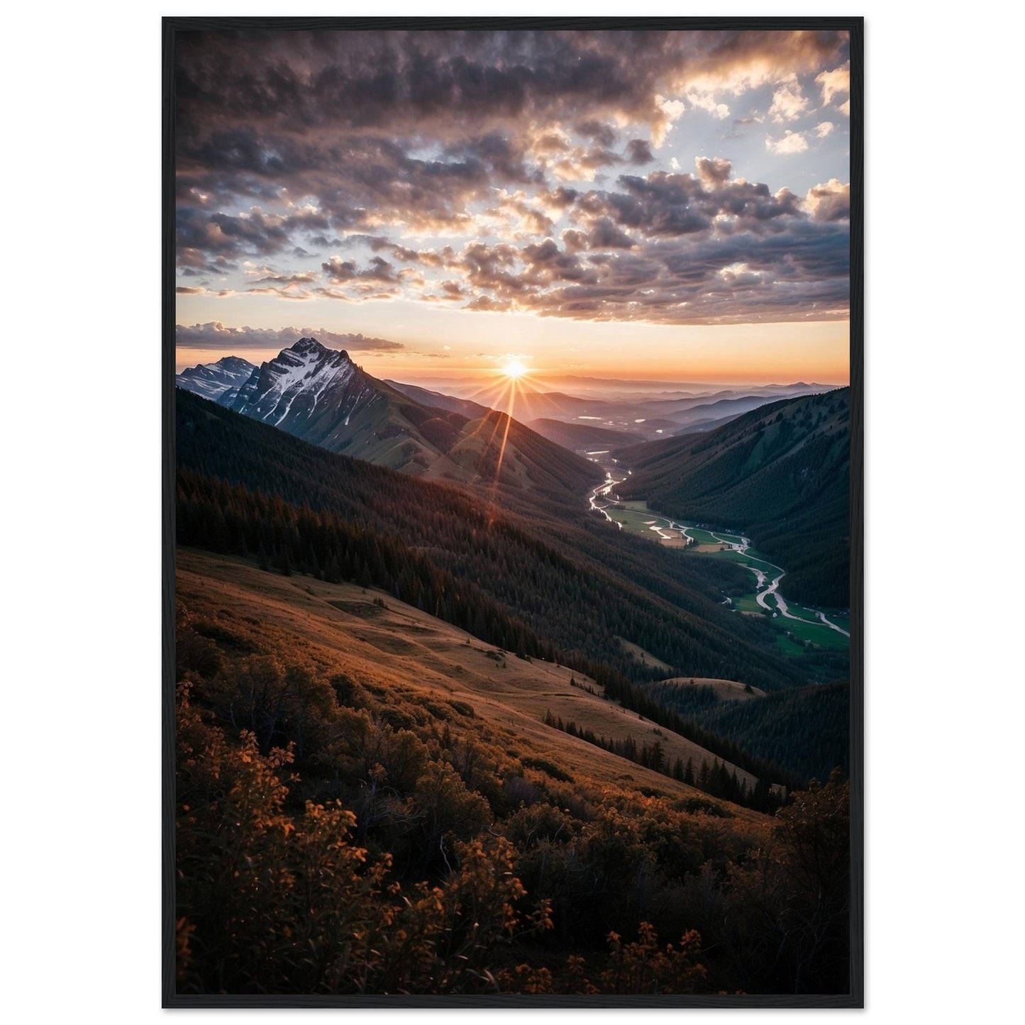 Premium Matte Paper Wooden Framed Poster