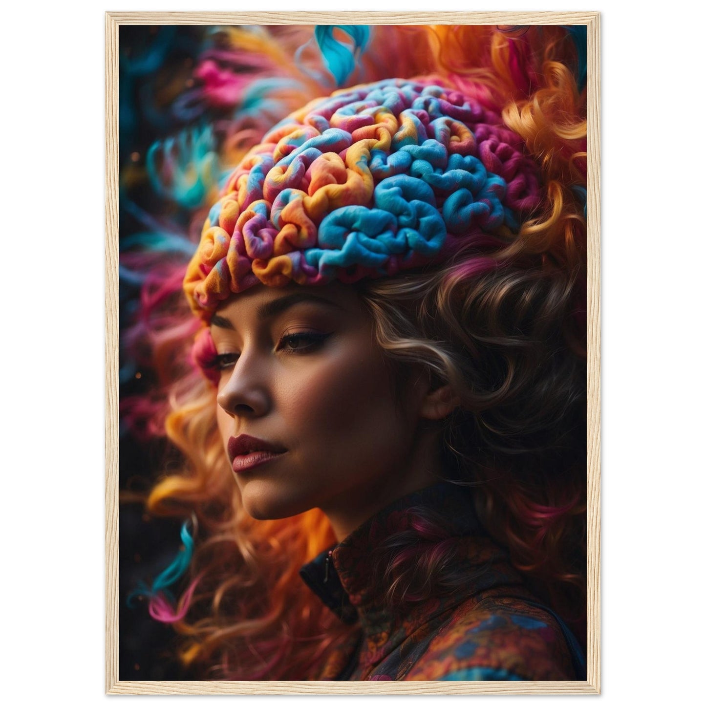 Premium Matte Paper Wooden Framed Poster