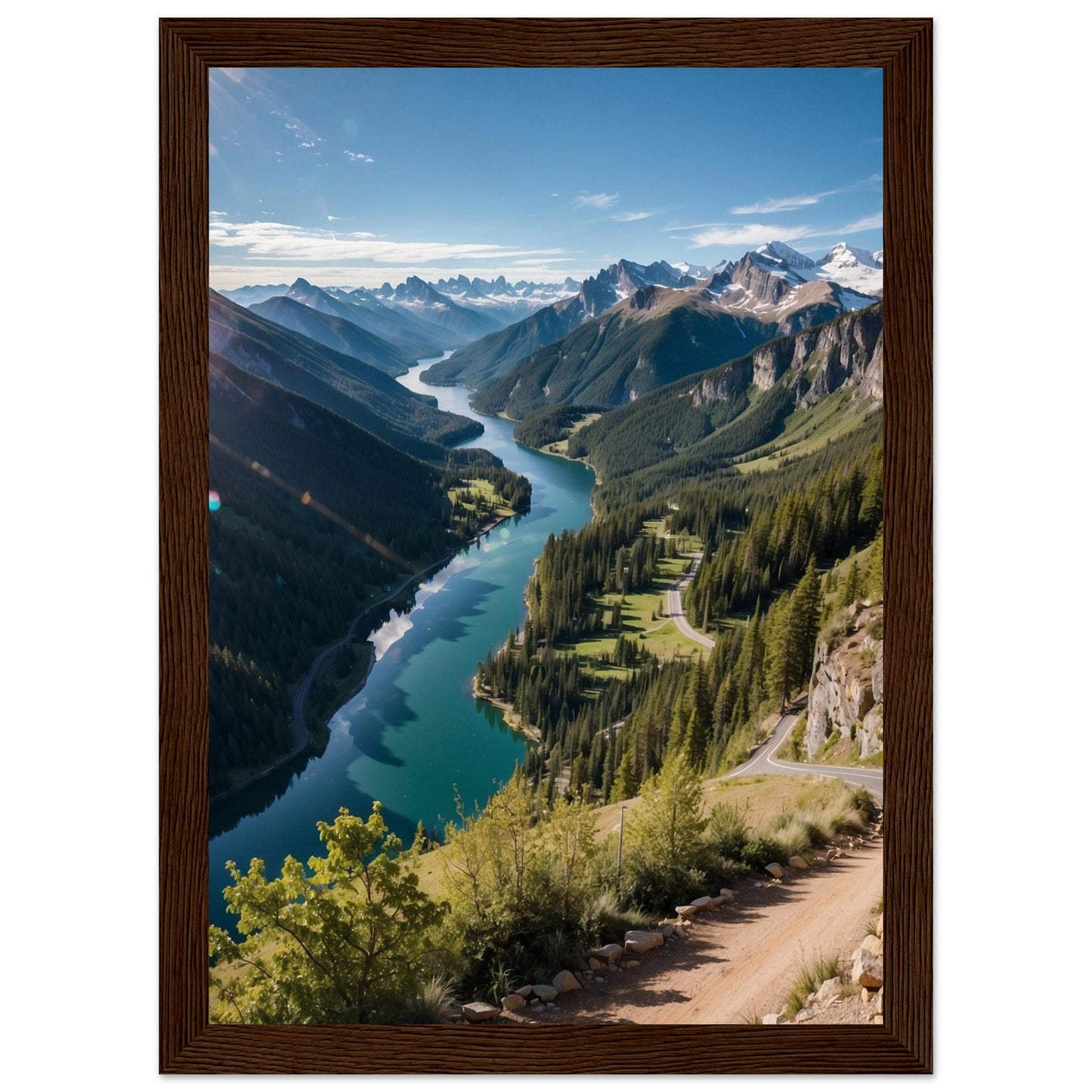 Premium Matte Paper Wooden Framed Poster