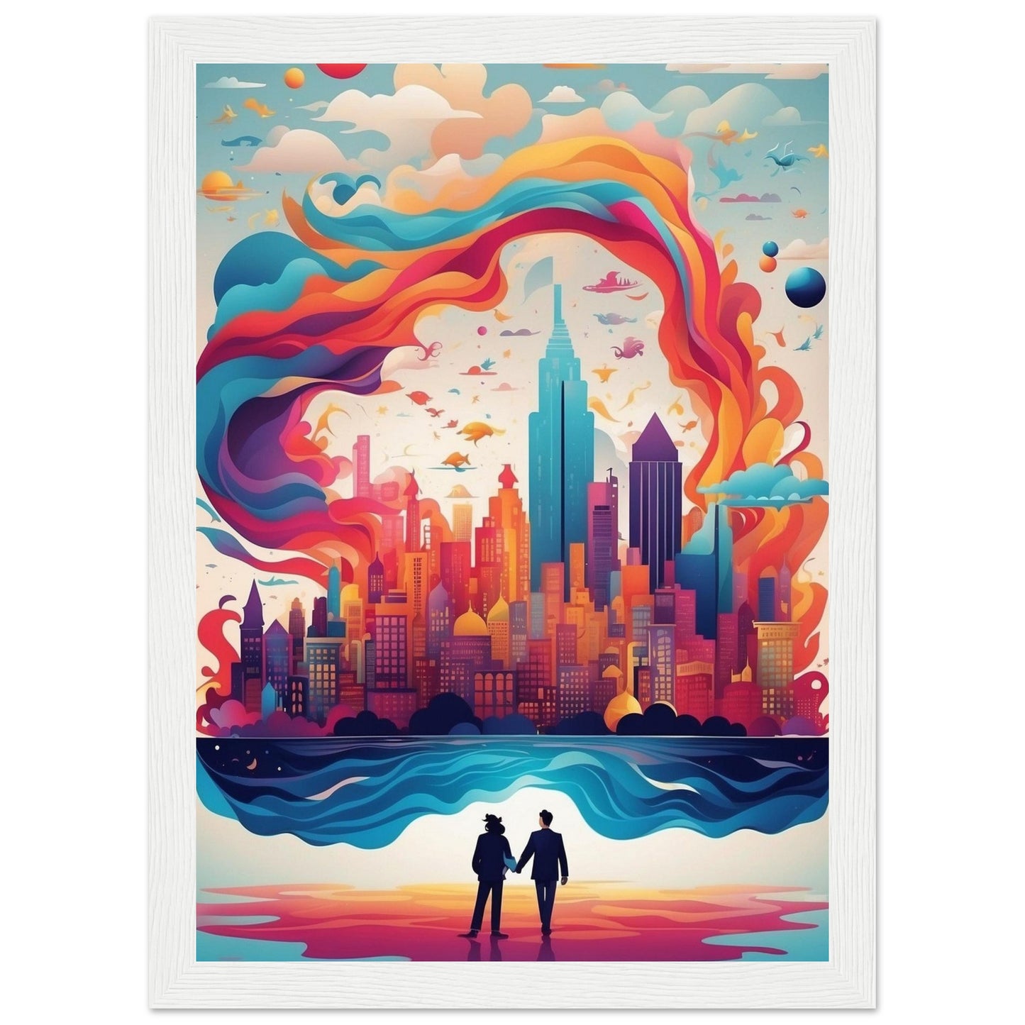 Premium Matte Paper Wooden Framed Poster