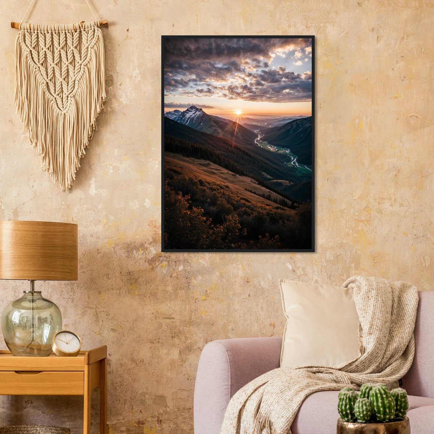 Premium Matte Paper Wooden Framed Poster
