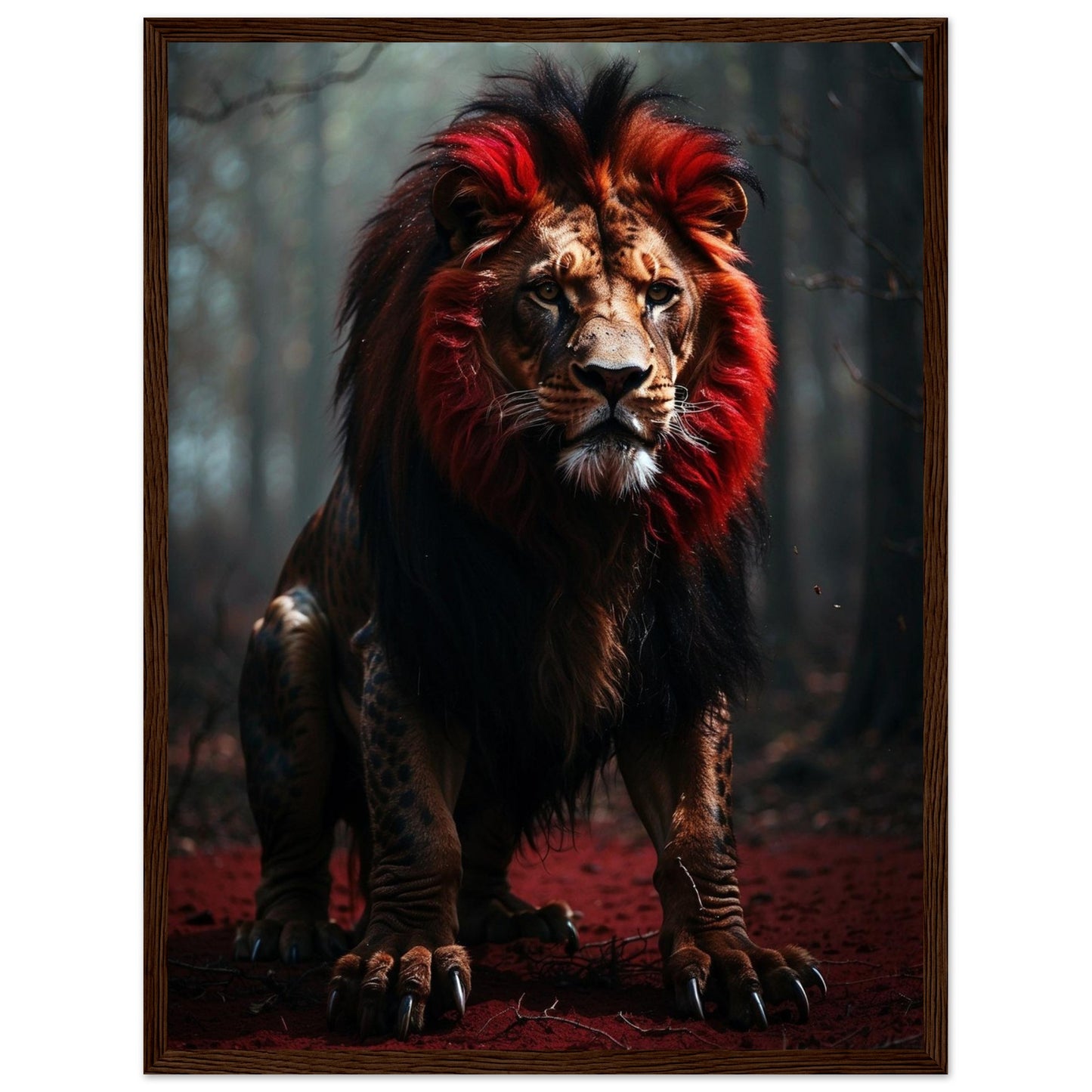 Premium Matte Paper Wooden Framed Poster