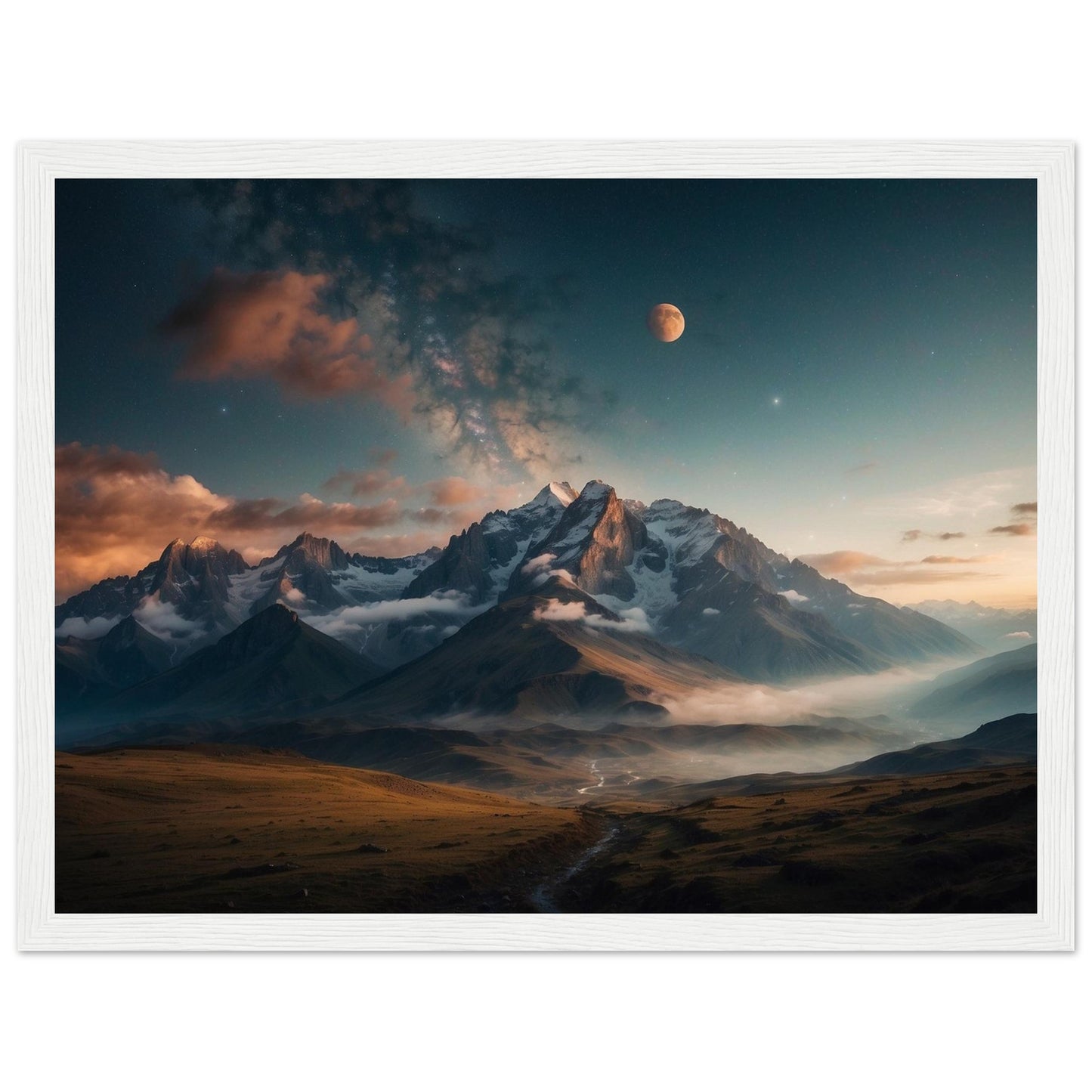 Premium Matte Paper Wooden Framed Poster