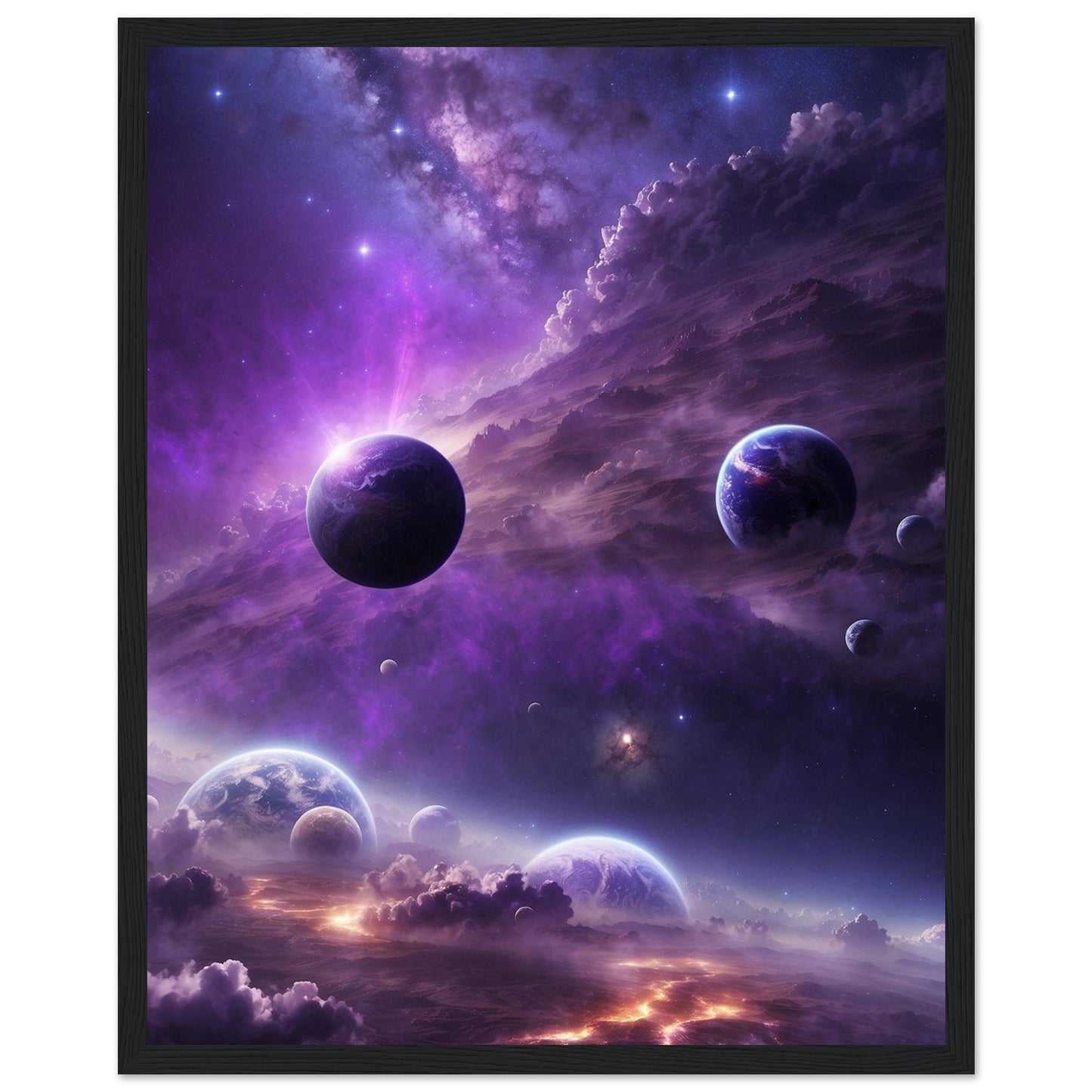 Premium Matte Paper Wooden Framed Poster