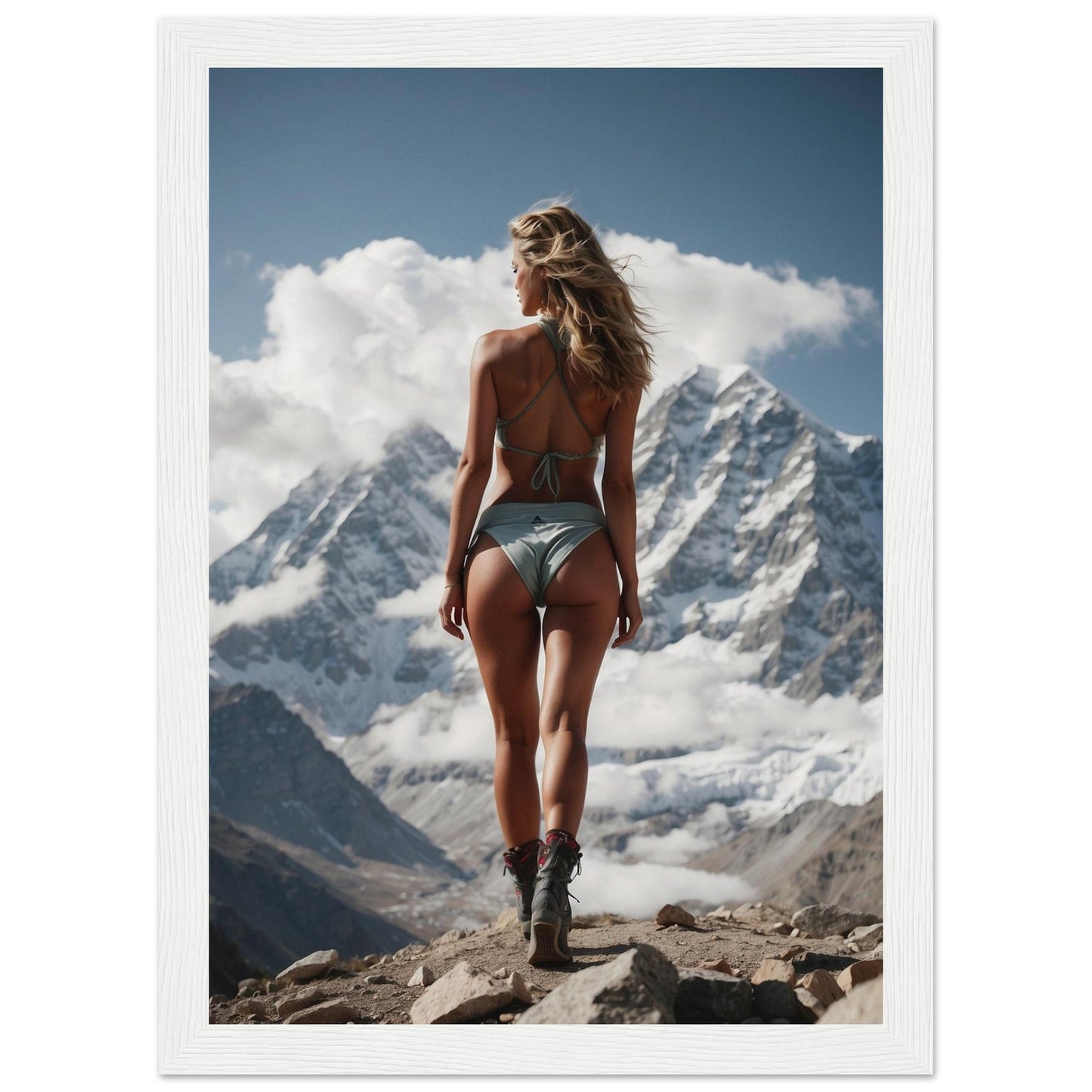 Premium Matte Paper Wooden Framed Poster