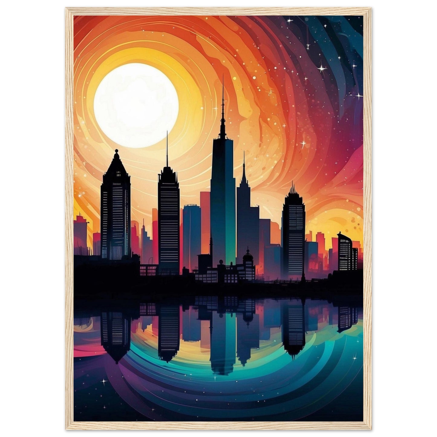 Premium Matte Paper Wooden Framed Poster