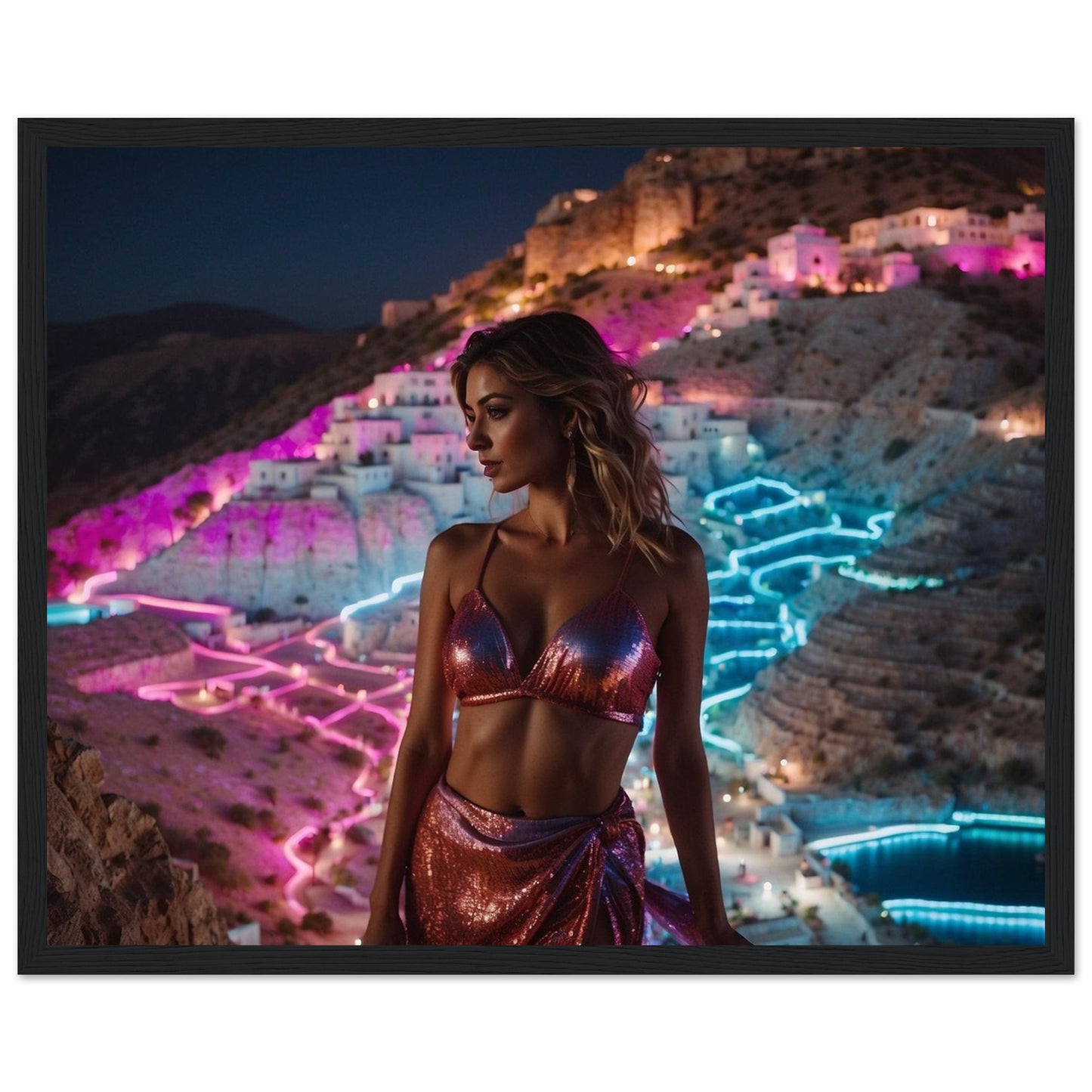 Premium Matte Paper Wooden Framed Poster