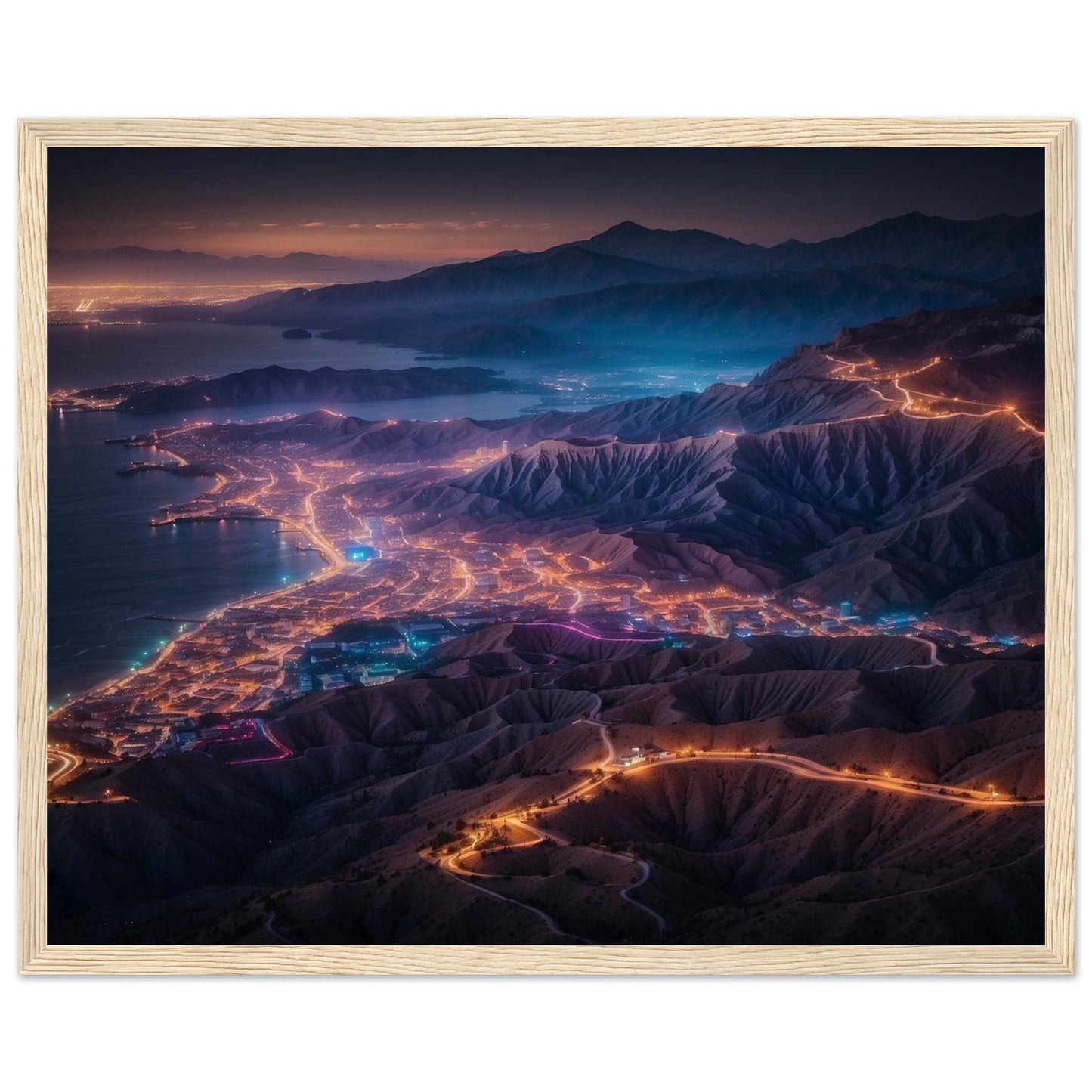 Premium Matte Paper Wooden Framed Poster