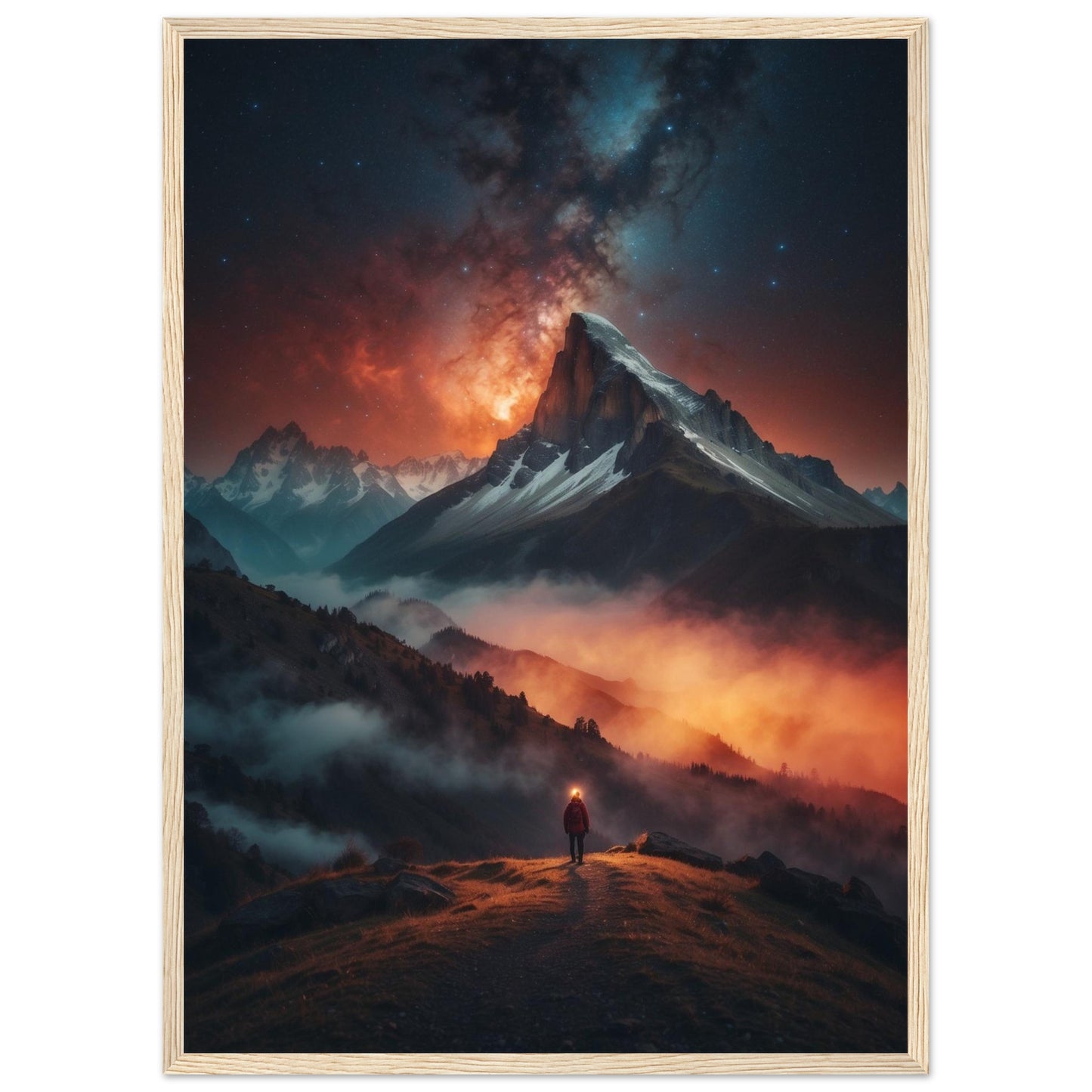 Premium Matte Paper Wooden Framed Poster