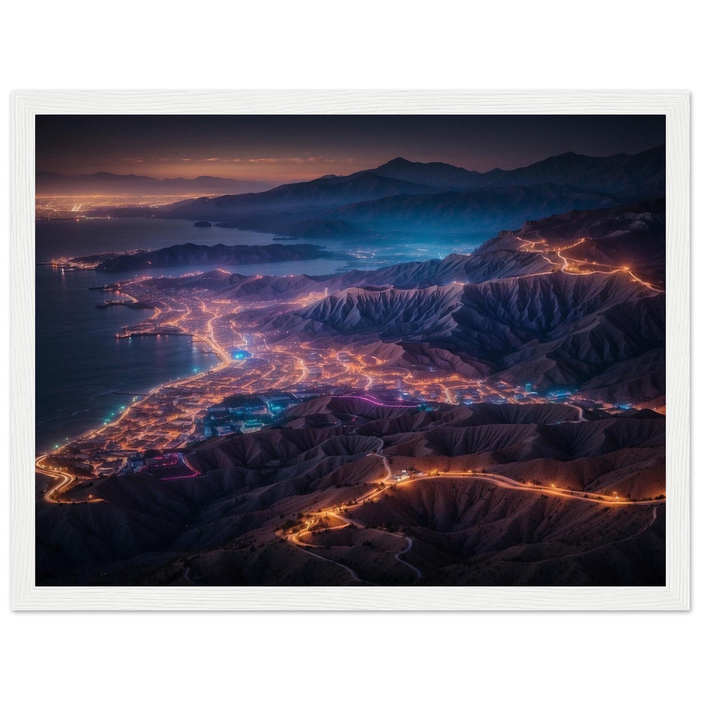 Premium Matte Paper Wooden Framed Poster