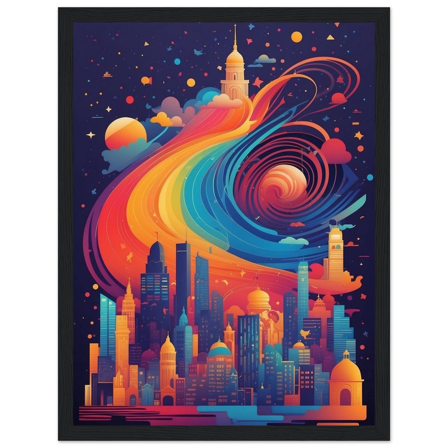 Premium Matte Paper Wooden Framed Poster