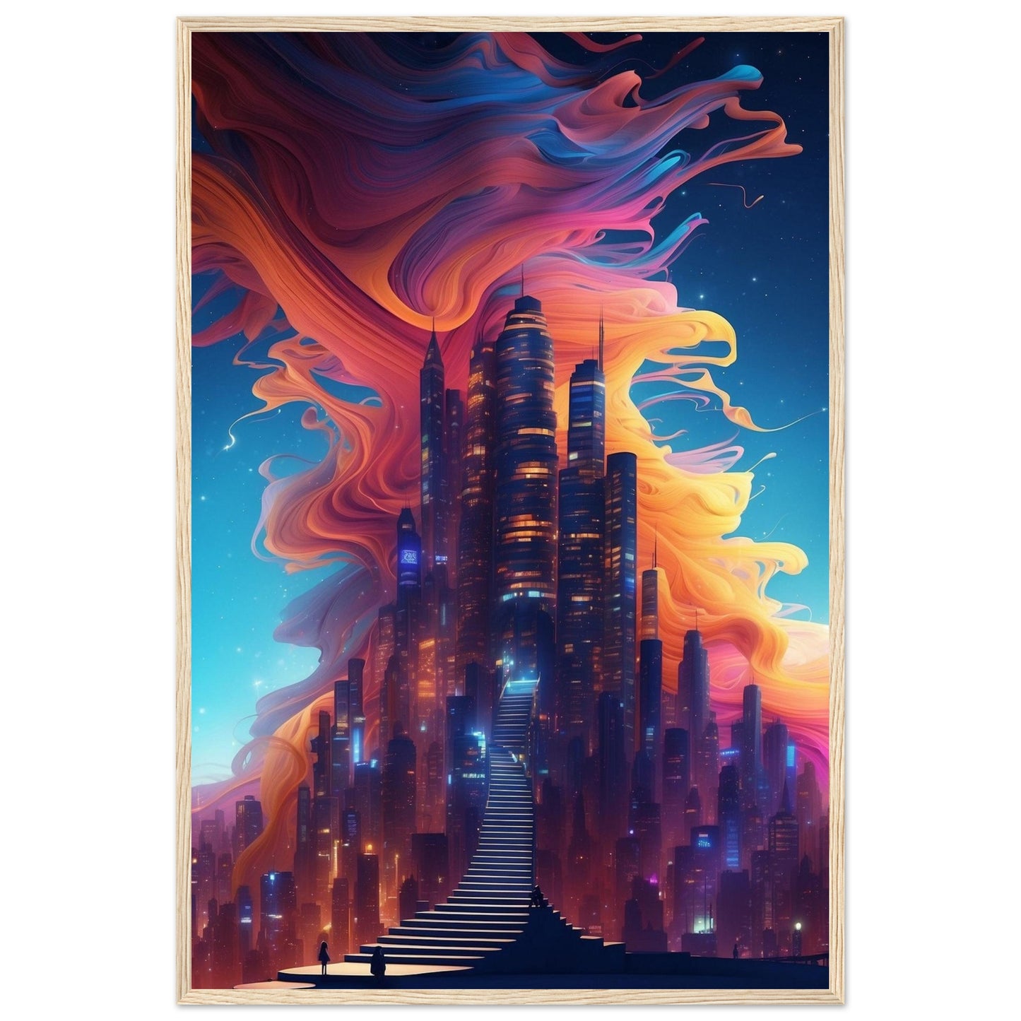 Premium Matte Paper Wooden Framed Poster