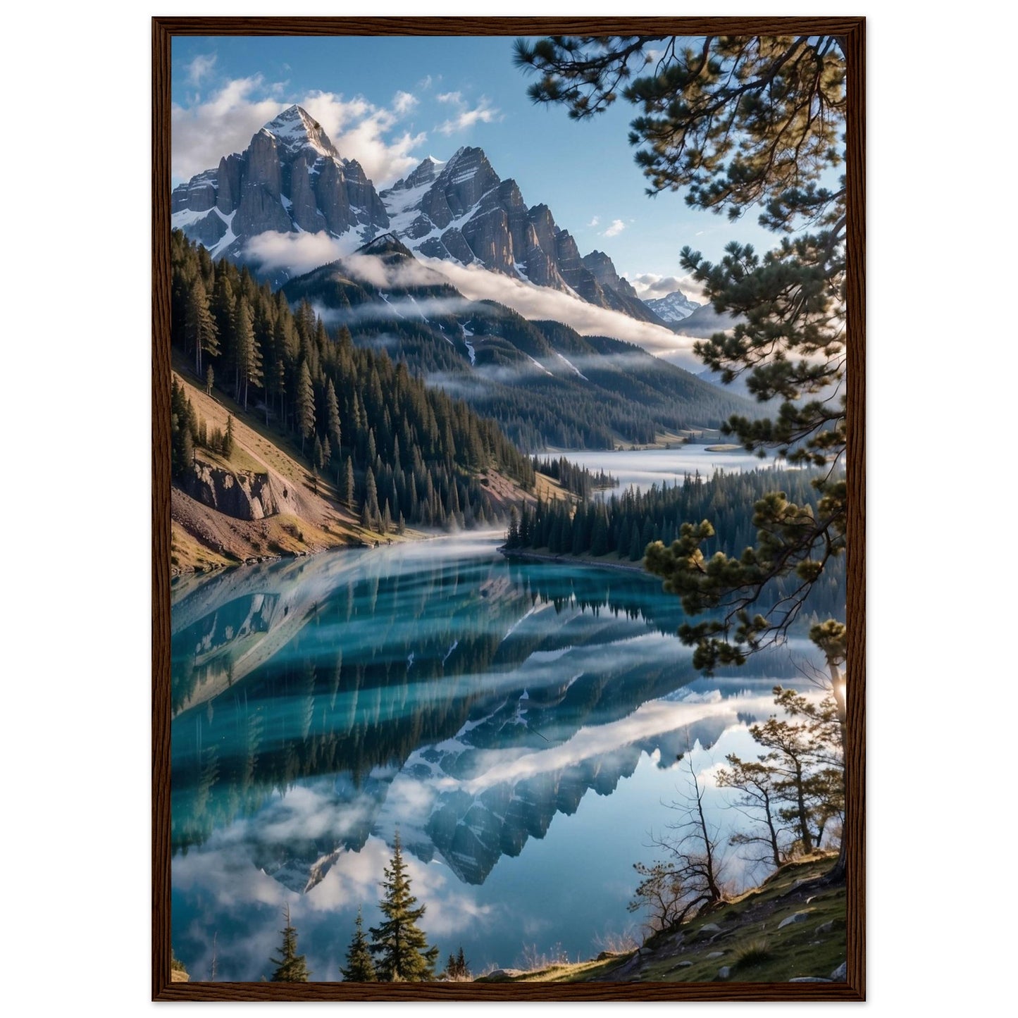 Premium Matte Paper Wooden Framed Poster