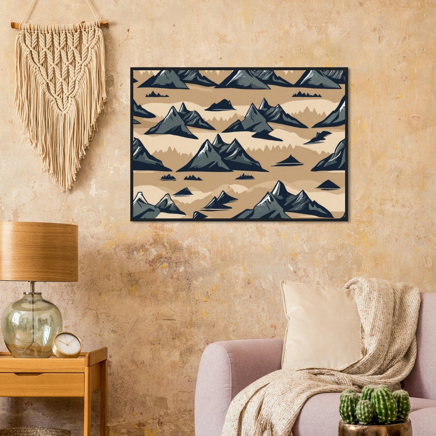 Premium Matte Paper Wooden Framed Poster