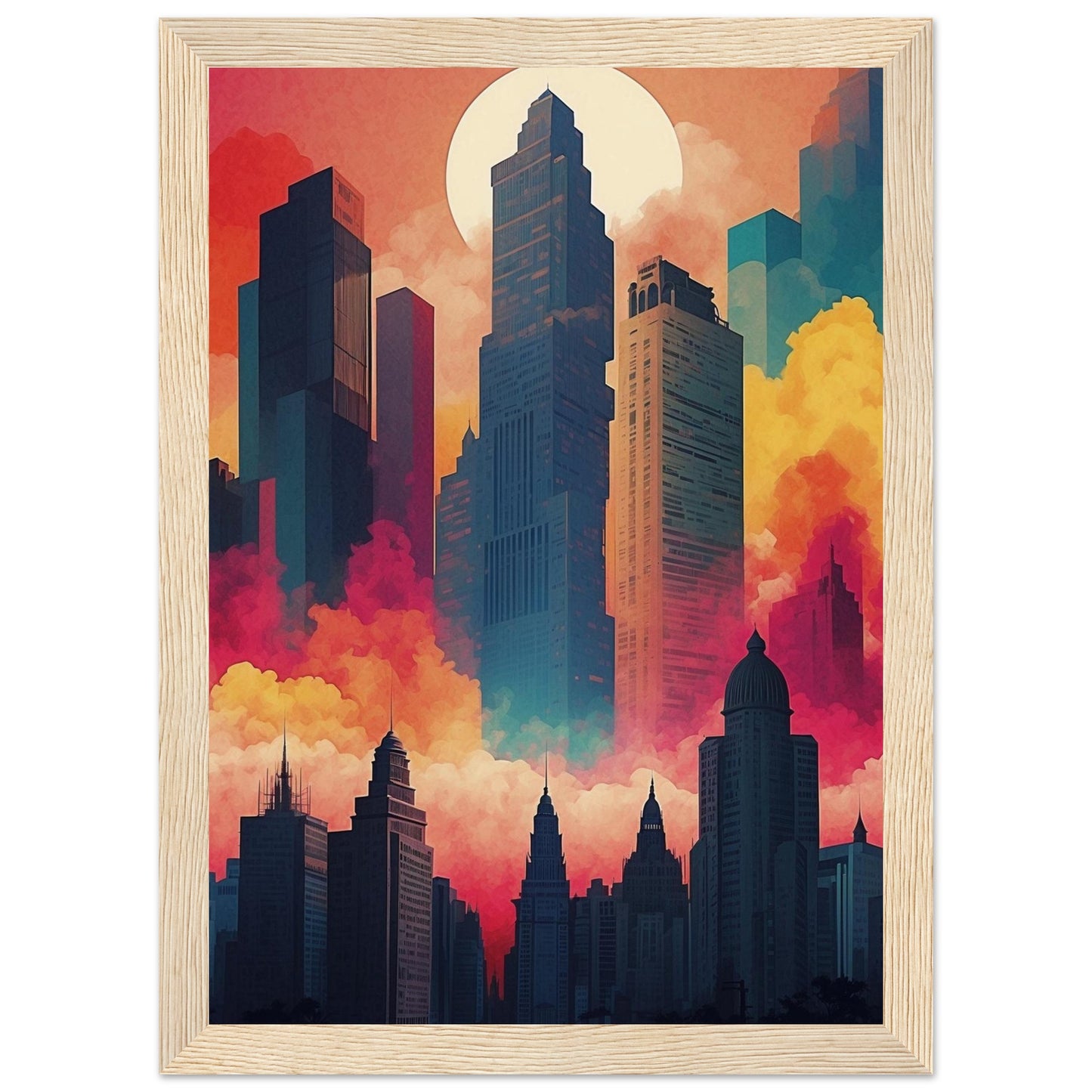 Premium Matte Paper Wooden Framed Poster