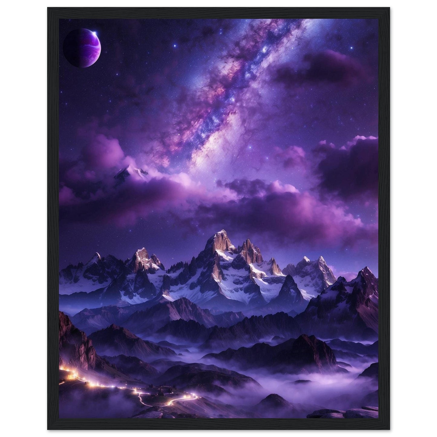 Premium Matte Paper Wooden Framed Poster