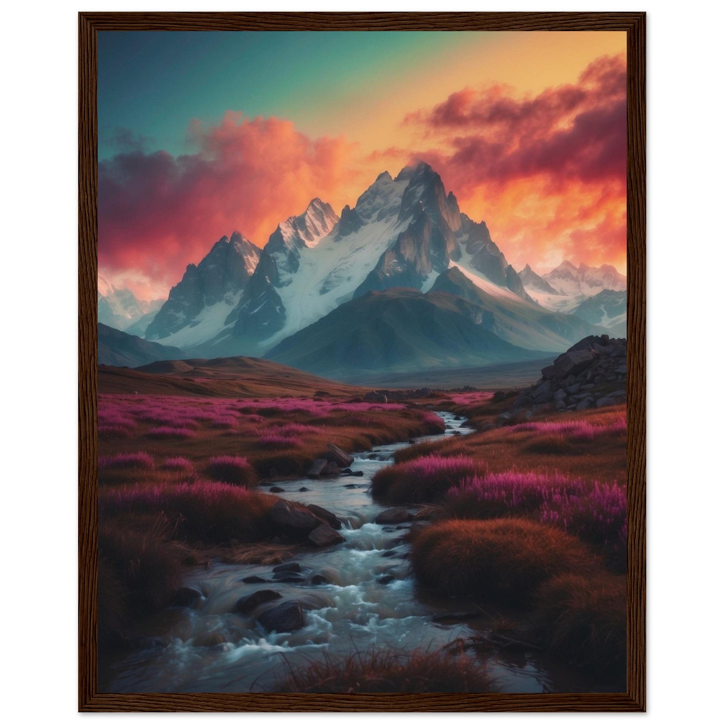 Premium Matte Paper Wooden Framed Poster