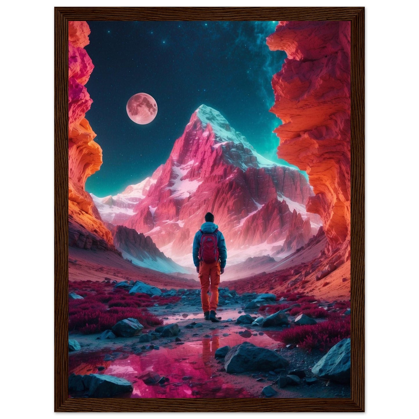 Premium Matte Paper Wooden Framed Poster