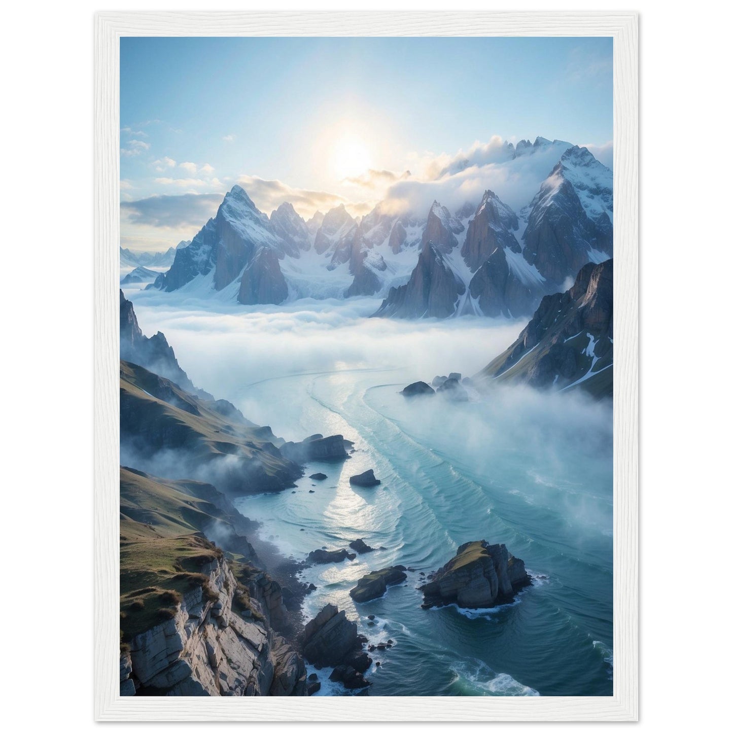 Premium Matte Paper Wooden Framed Poster