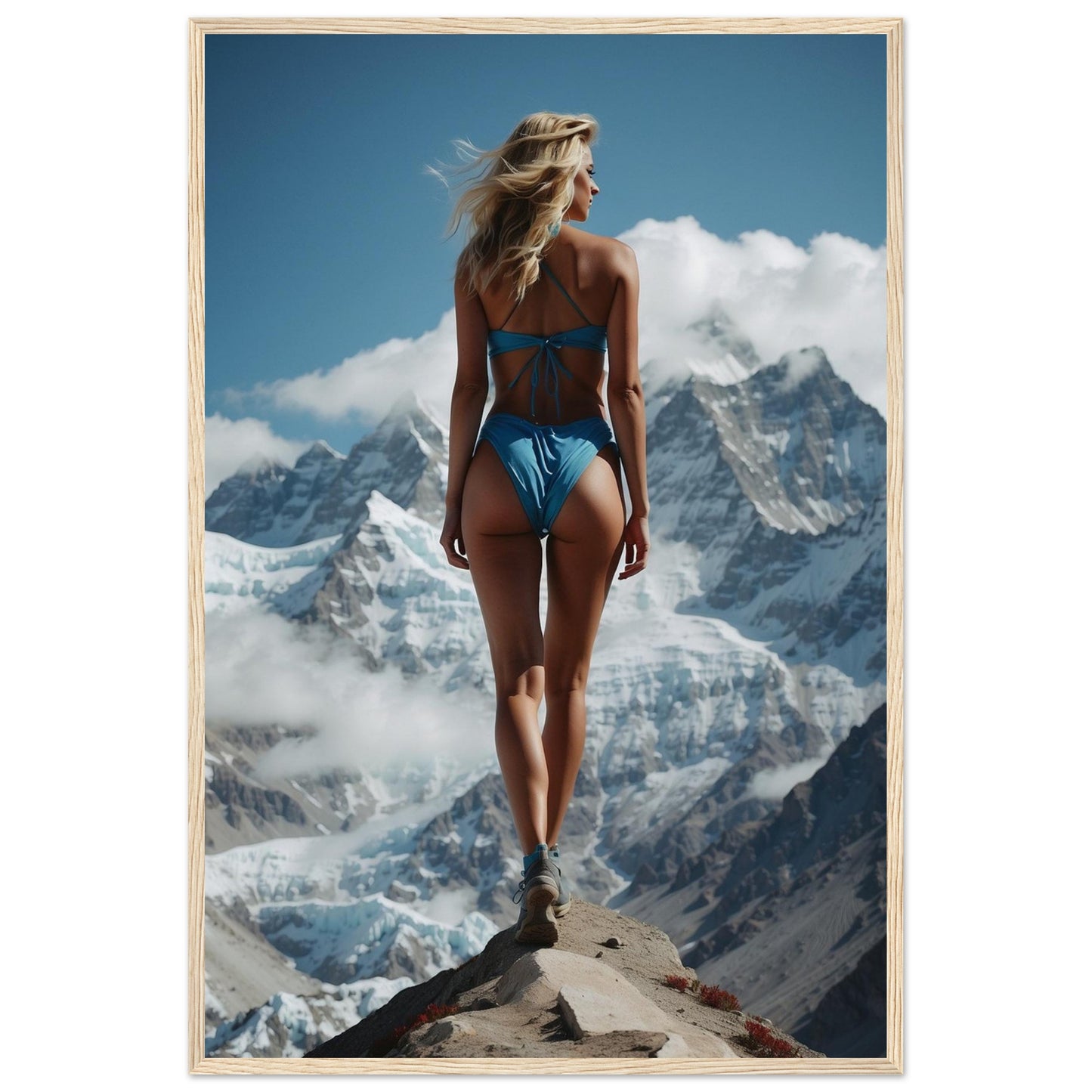 Premium Matte Paper Wooden Framed Poster