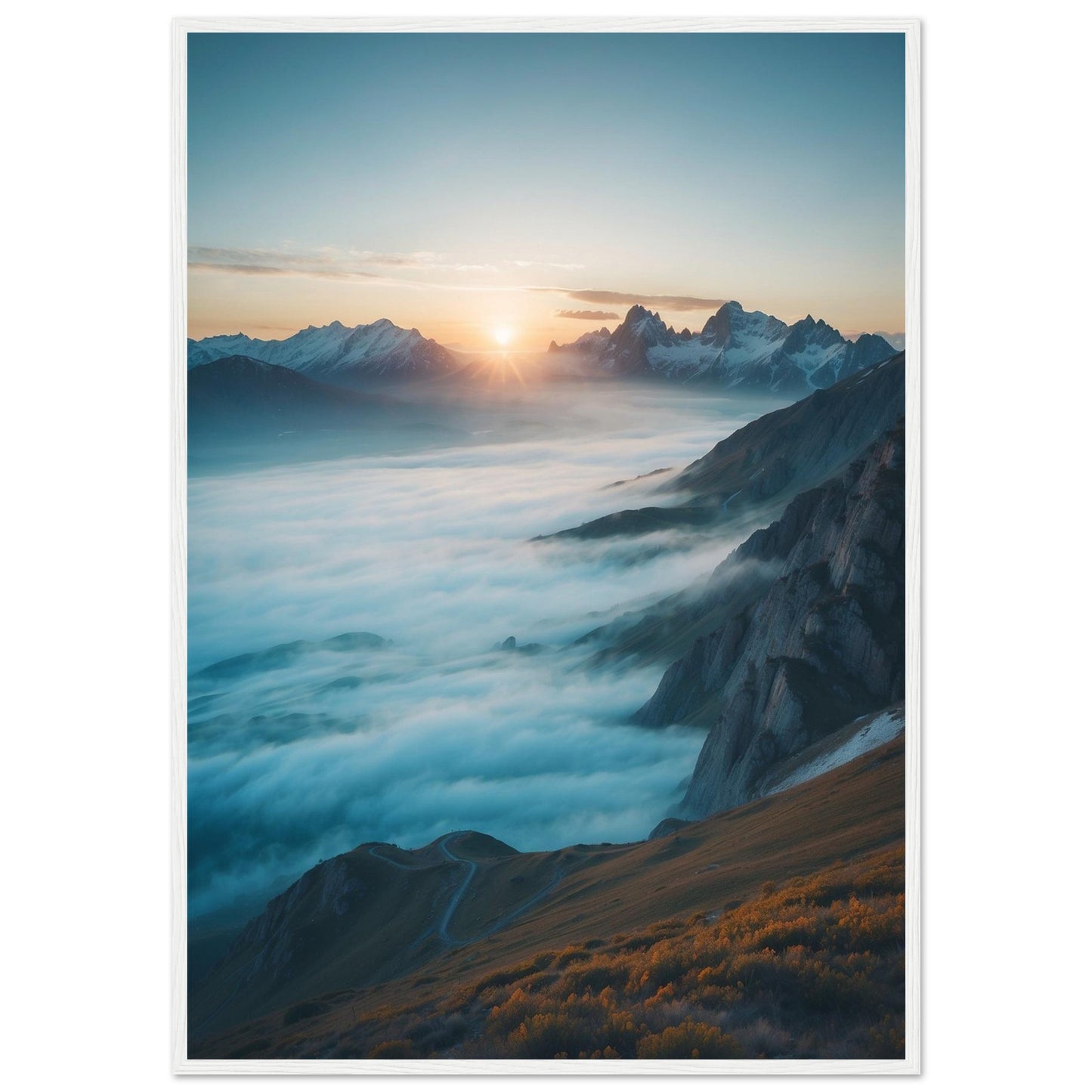 Premium Matte Paper Wooden Framed Poster