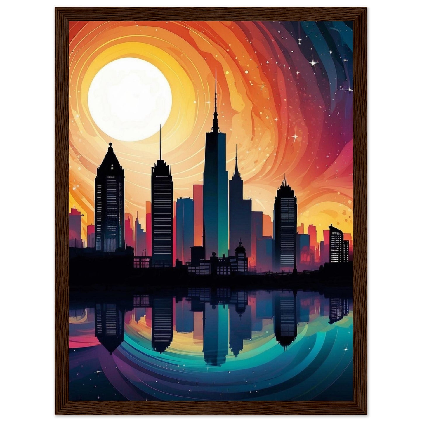 Premium Matte Paper Wooden Framed Poster
