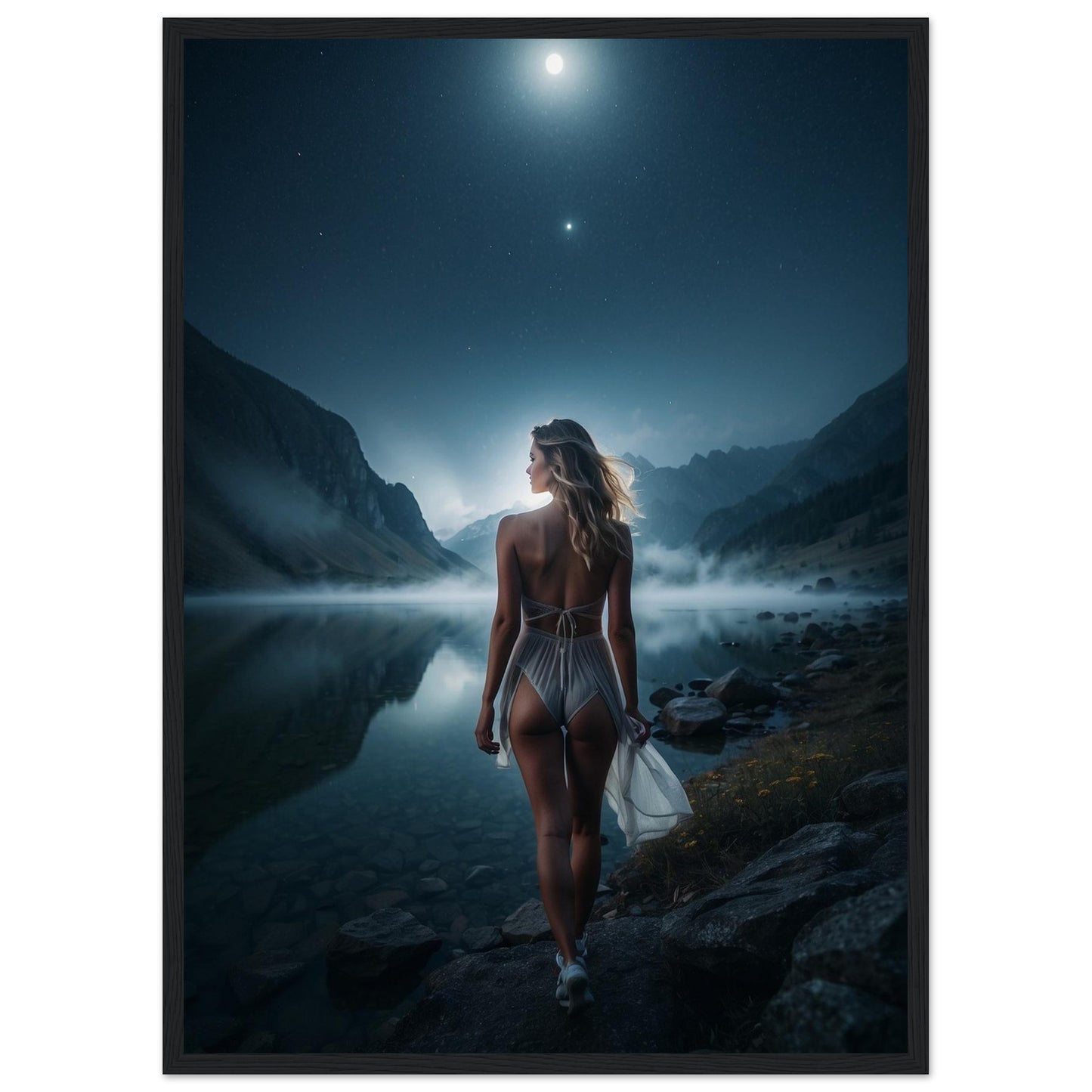 Premium Matte Paper Wooden Framed Poster